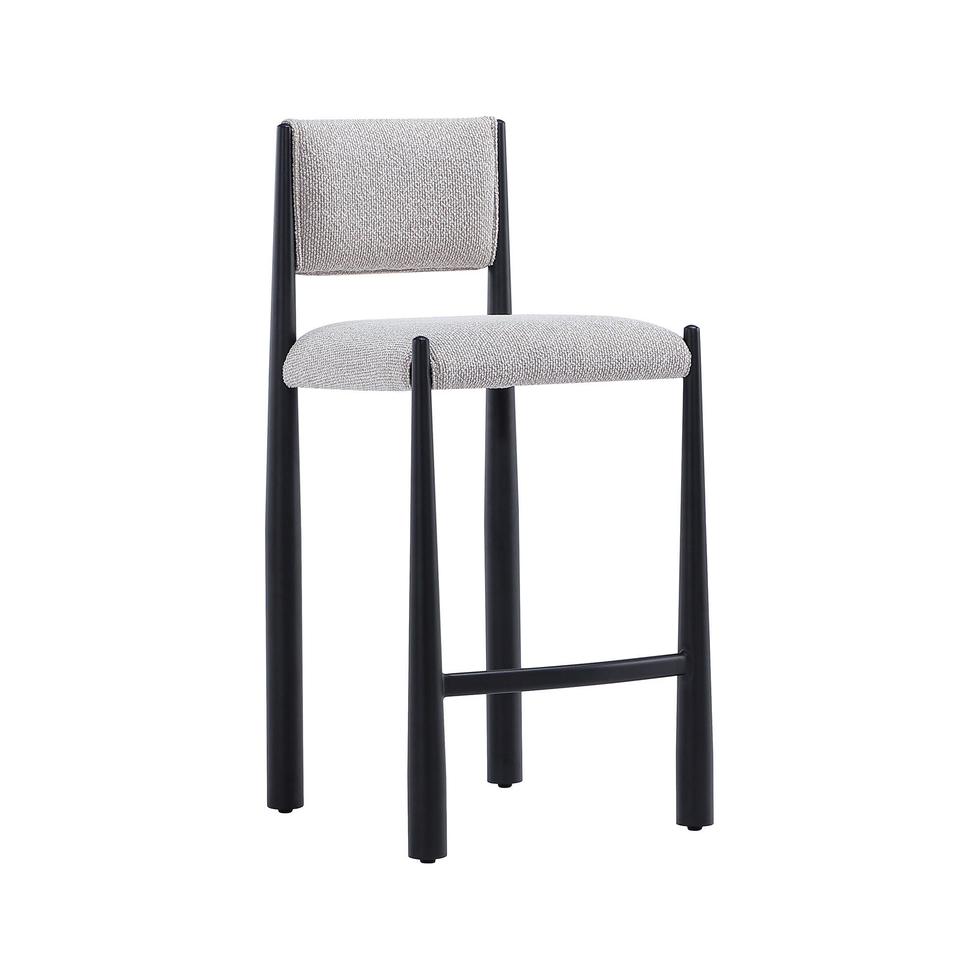 Manhattan Comfort Lennor Counter Height Bar Stool, Champagne, large
