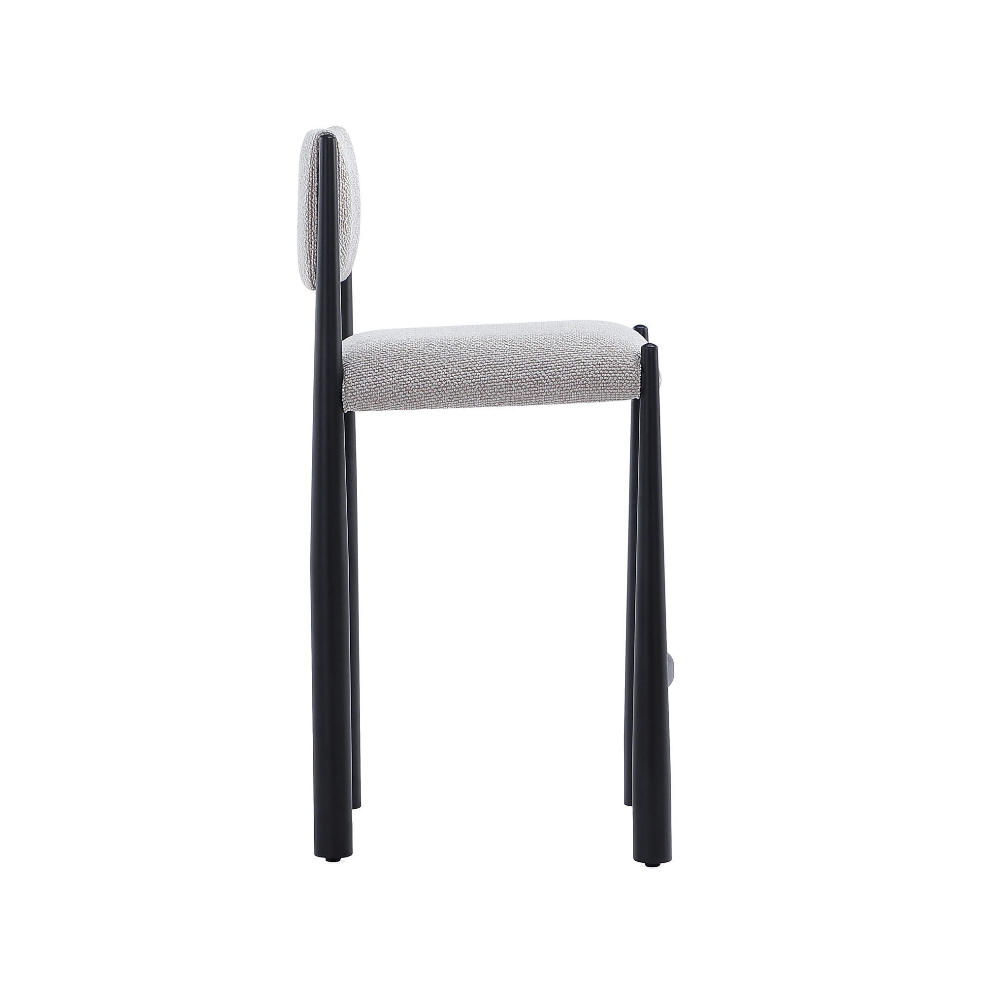 Manhattan Comfort Lennor Counter Height Bar Stool, Champagne, large