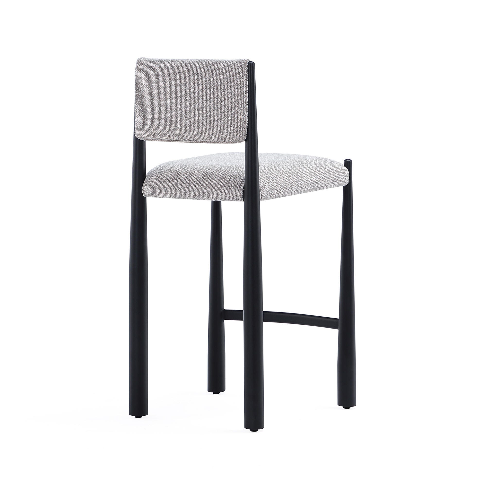 Manhattan Comfort Lennor Counter Height Bar Stool, Champagne, large