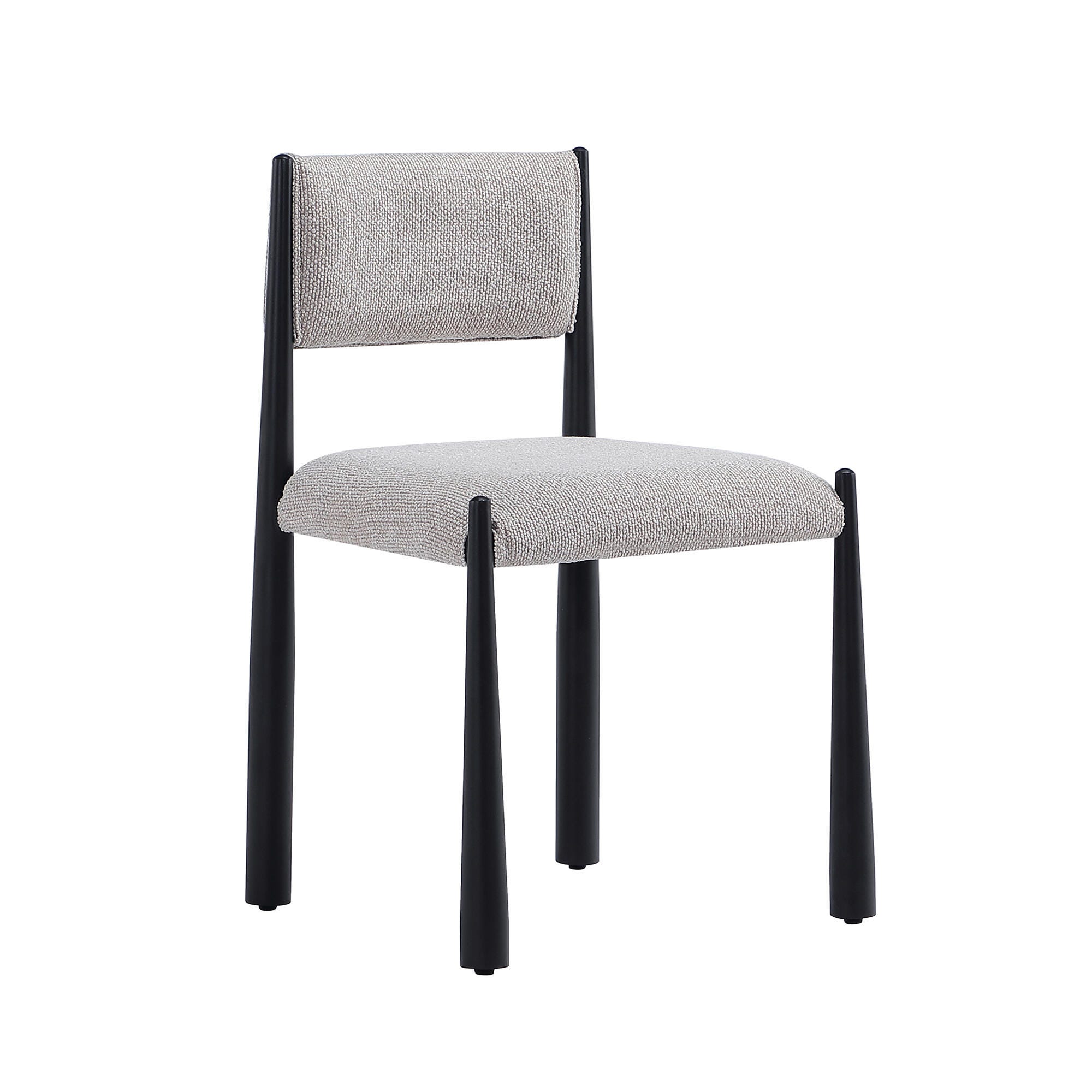 Manhattan Comfort Lennor Side Chair (Set of 2), Champagne, large