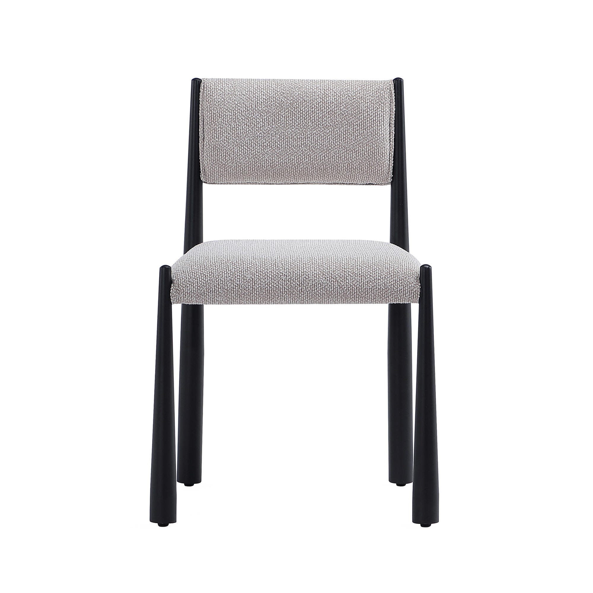 Manhattan Comfort Lennor Side Chair (Set of 2), Champagne, large