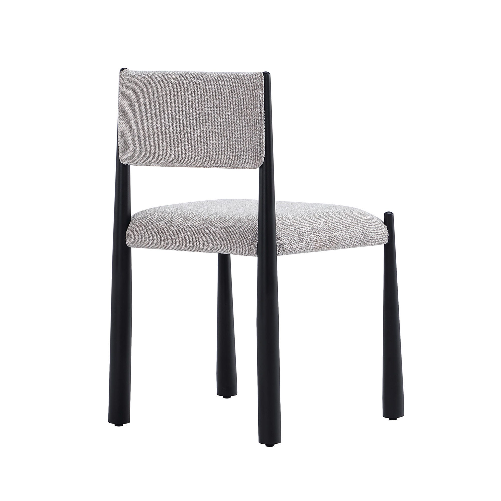 Manhattan Comfort Lennor Side Chair (Set of 2), Champagne, large