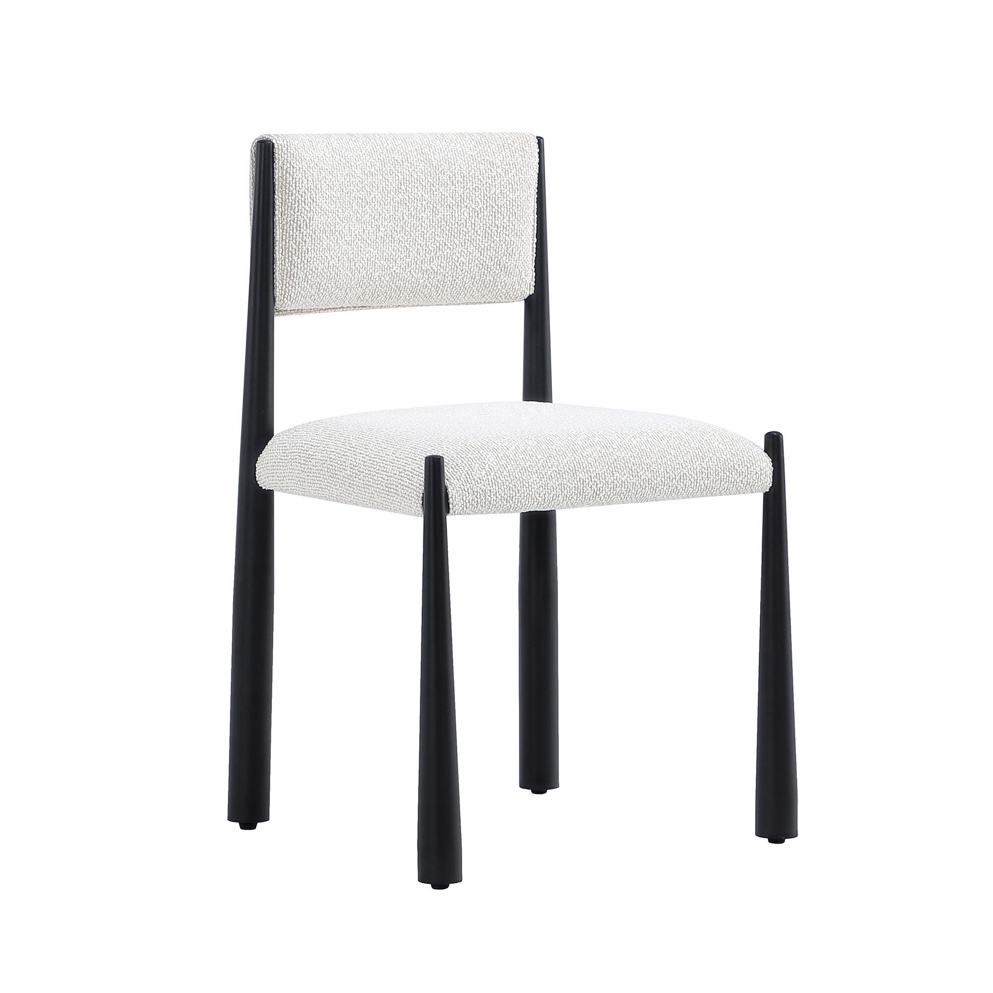 Manhattan Comfort Lennor Side Chair (Set of 2), Cream, large