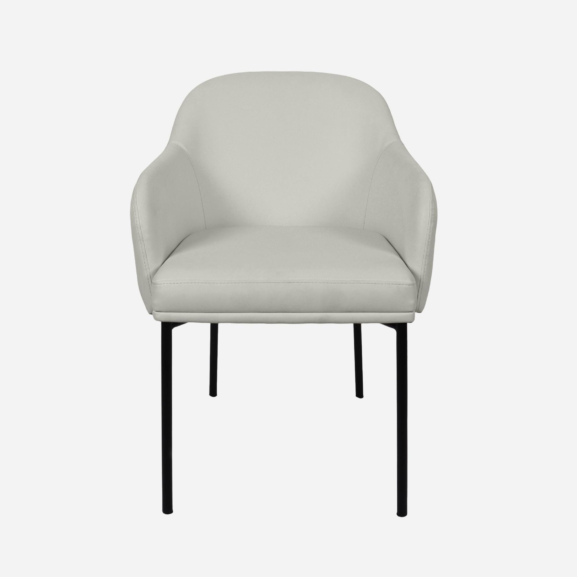 Manhattan Comfort Loft Dining Armchair (Set of 2), Stone Gray, large