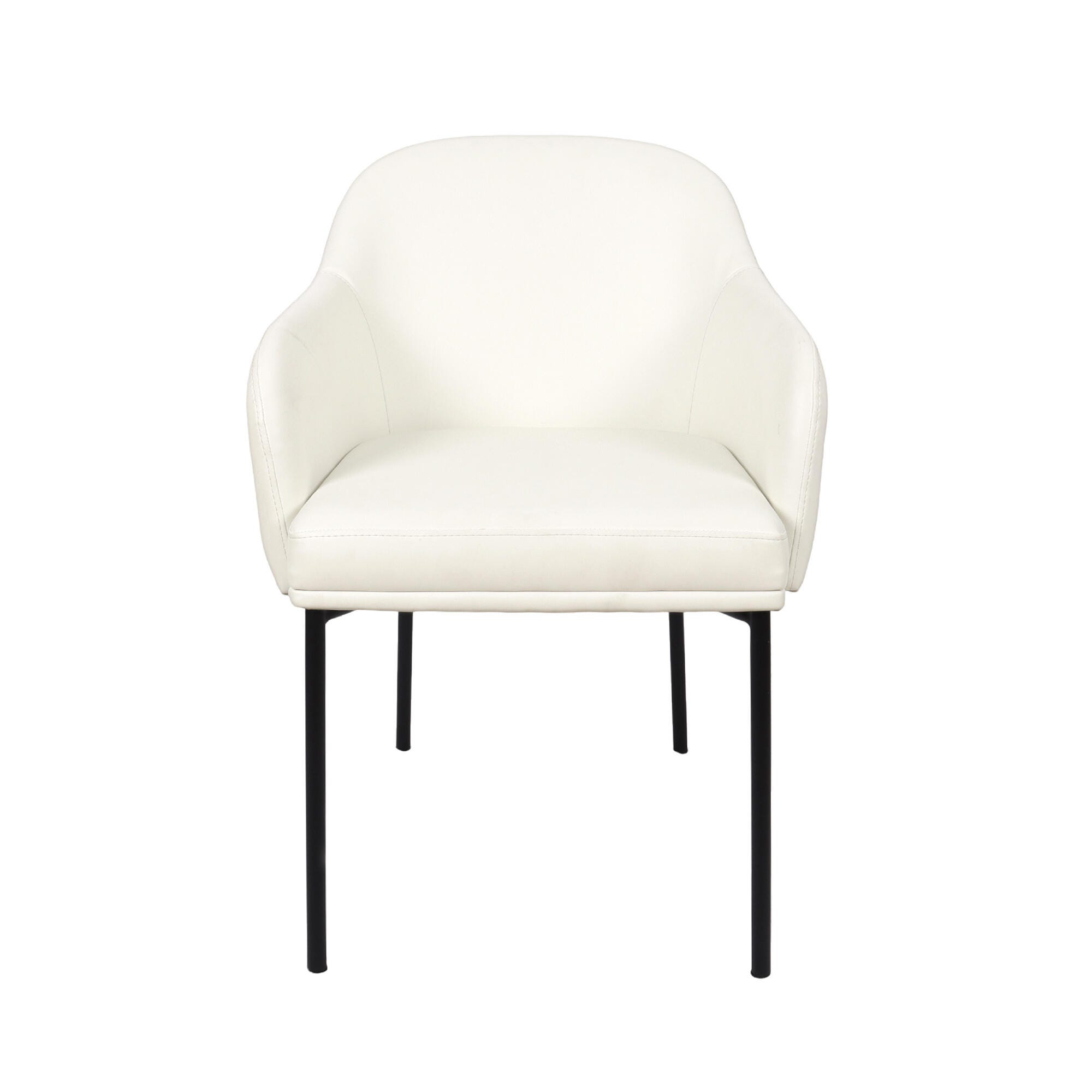 Manhattan Comfort Loft Dining Armchair (Set of 2), Ivory, large