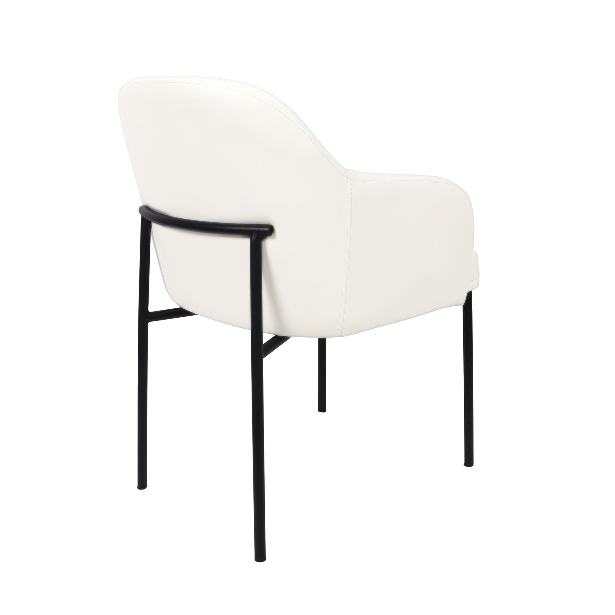Manhattan Comfort Loft Dining Armchair (Set of 2), Ivory, large
