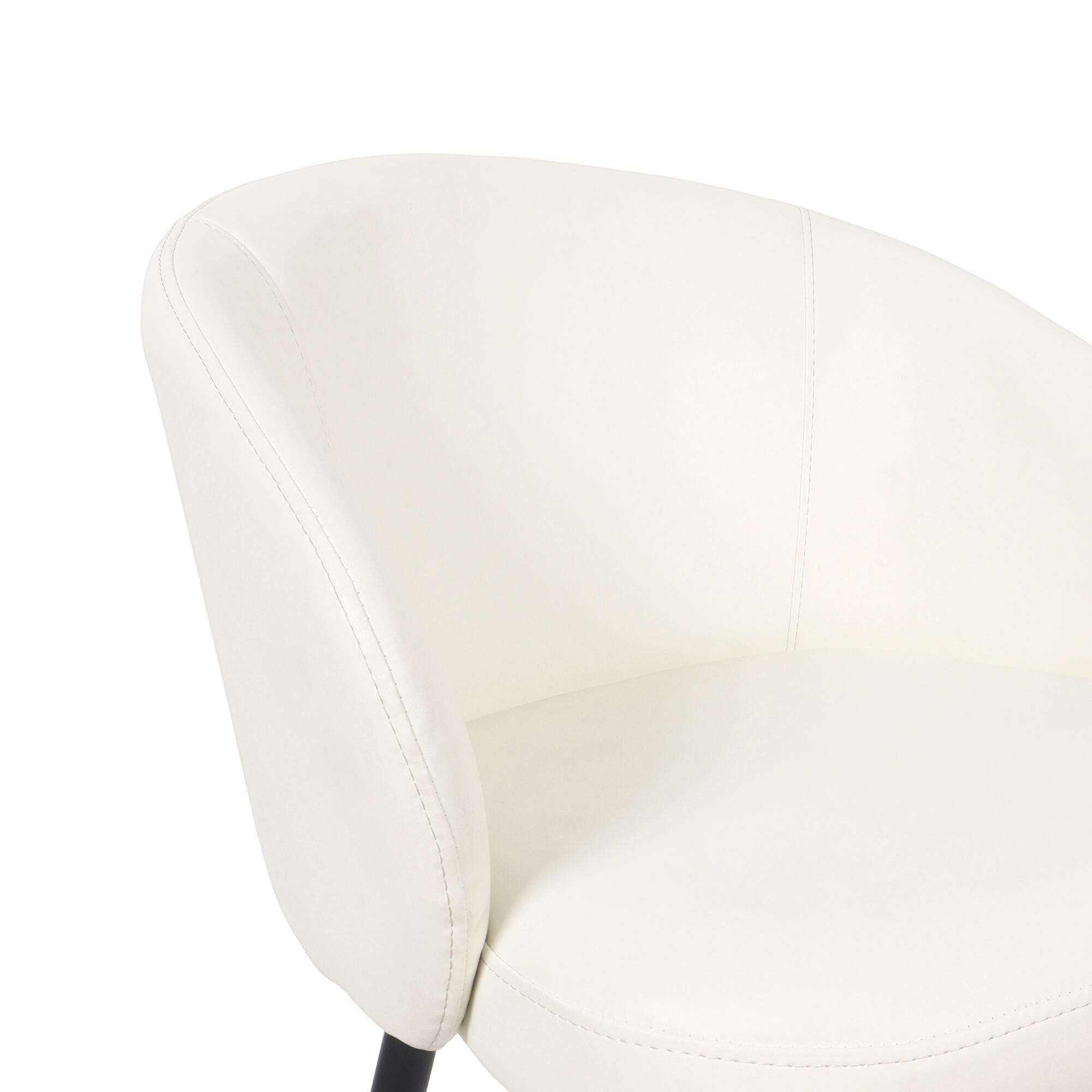 Manhattan Comfort Looma Side Chair (Set of 2), Ivory, large