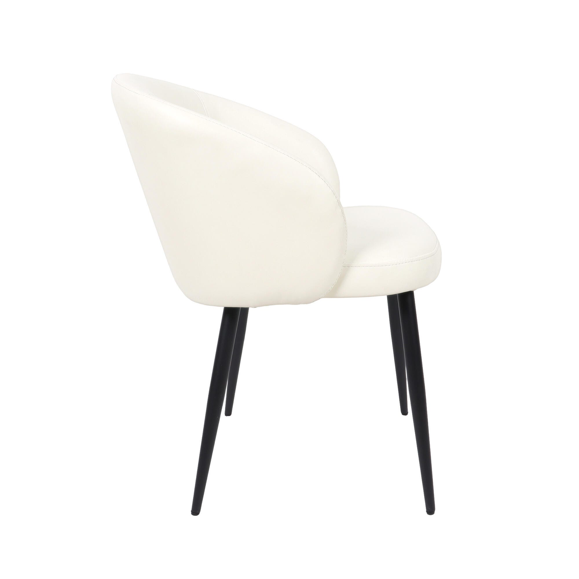 Manhattan Comfort Looma Side Chair (Set of 2), Ivory, large