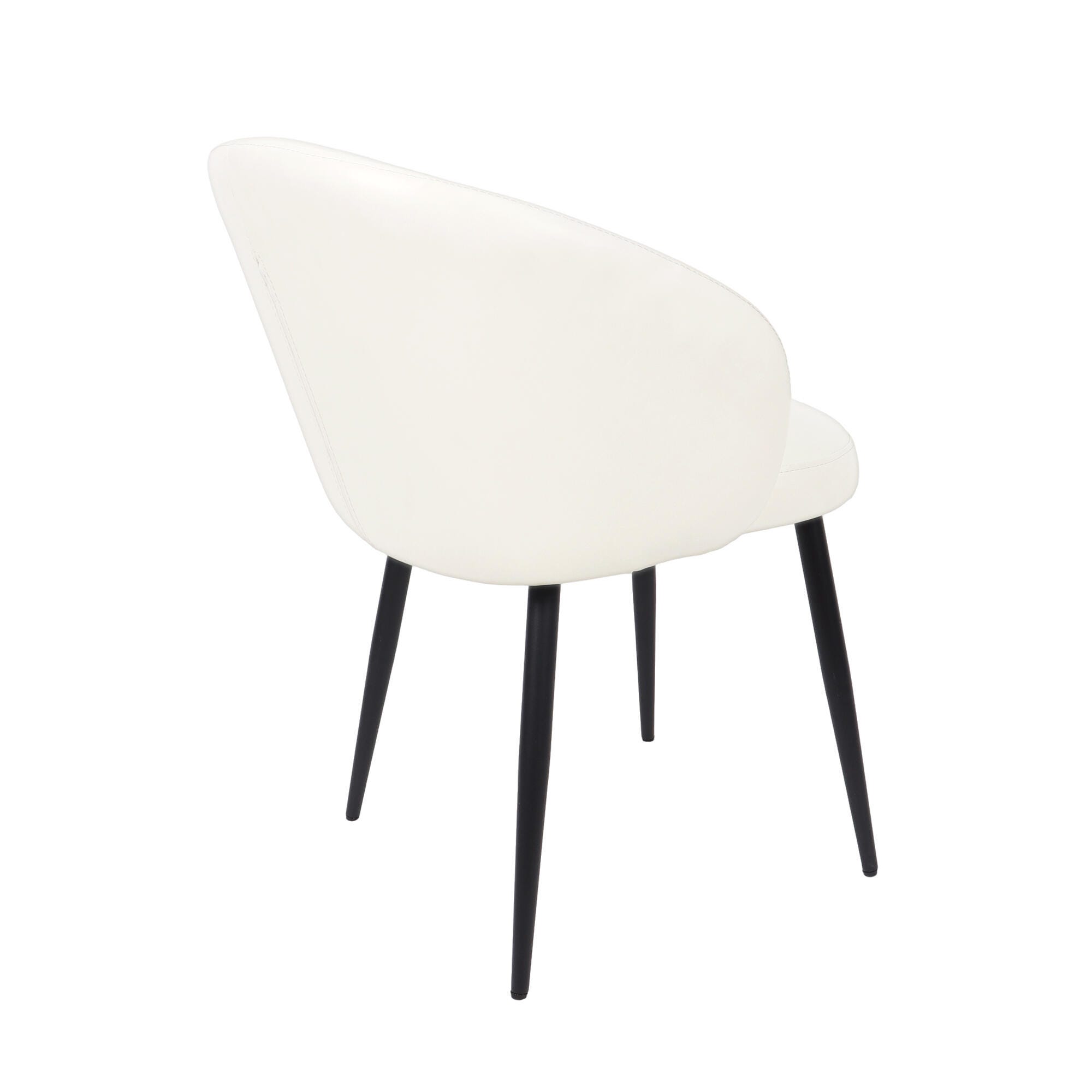 Manhattan Comfort Looma Side Chair (Set of 2), Ivory, large