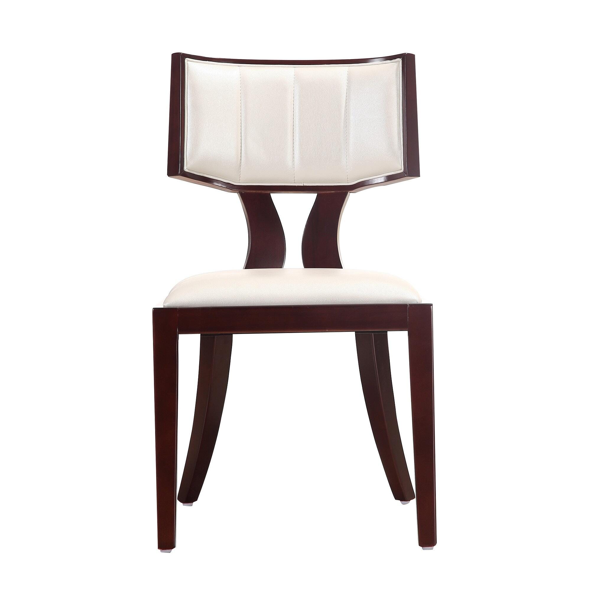 Manhattan Comfort Pulitzer Dining Chair, Pearl White, large