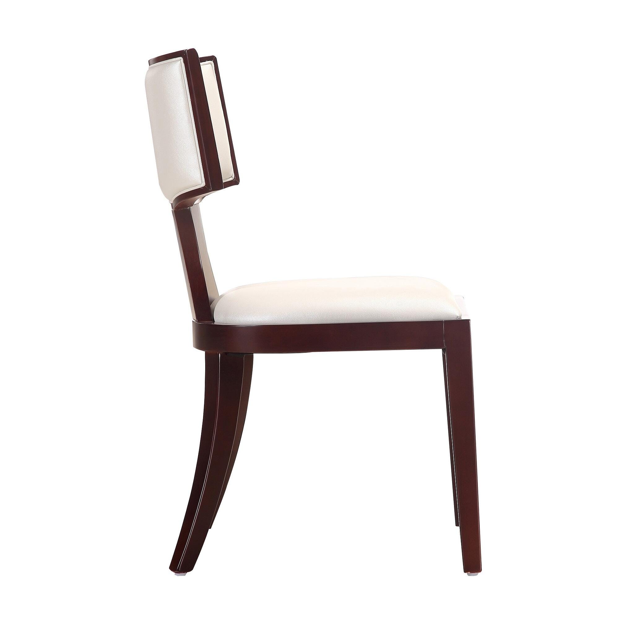 Manhattan Comfort Pulitzer Dining Chair, Pearl White, large