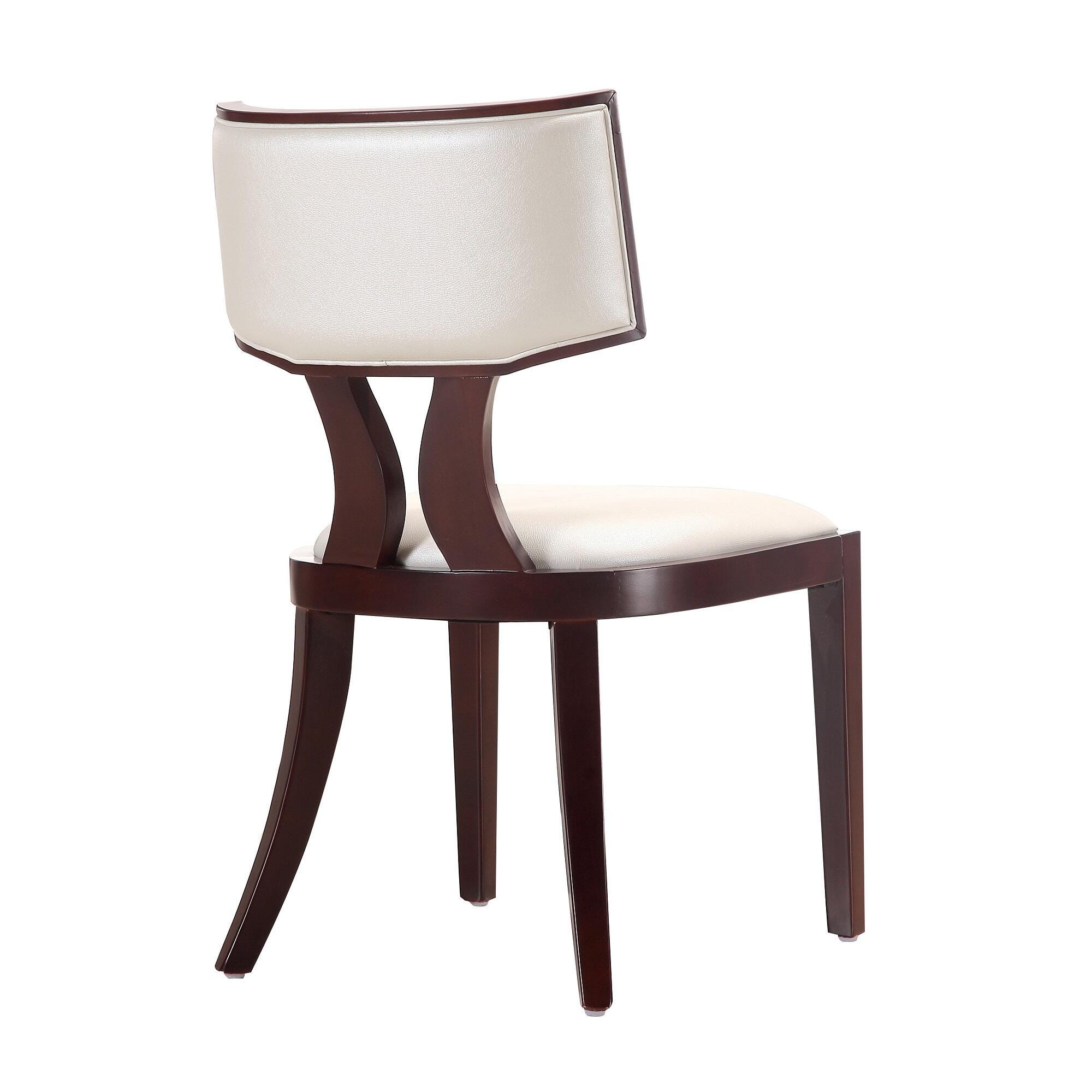 Manhattan Comfort Pulitzer Dining Chair, Pearl White, large