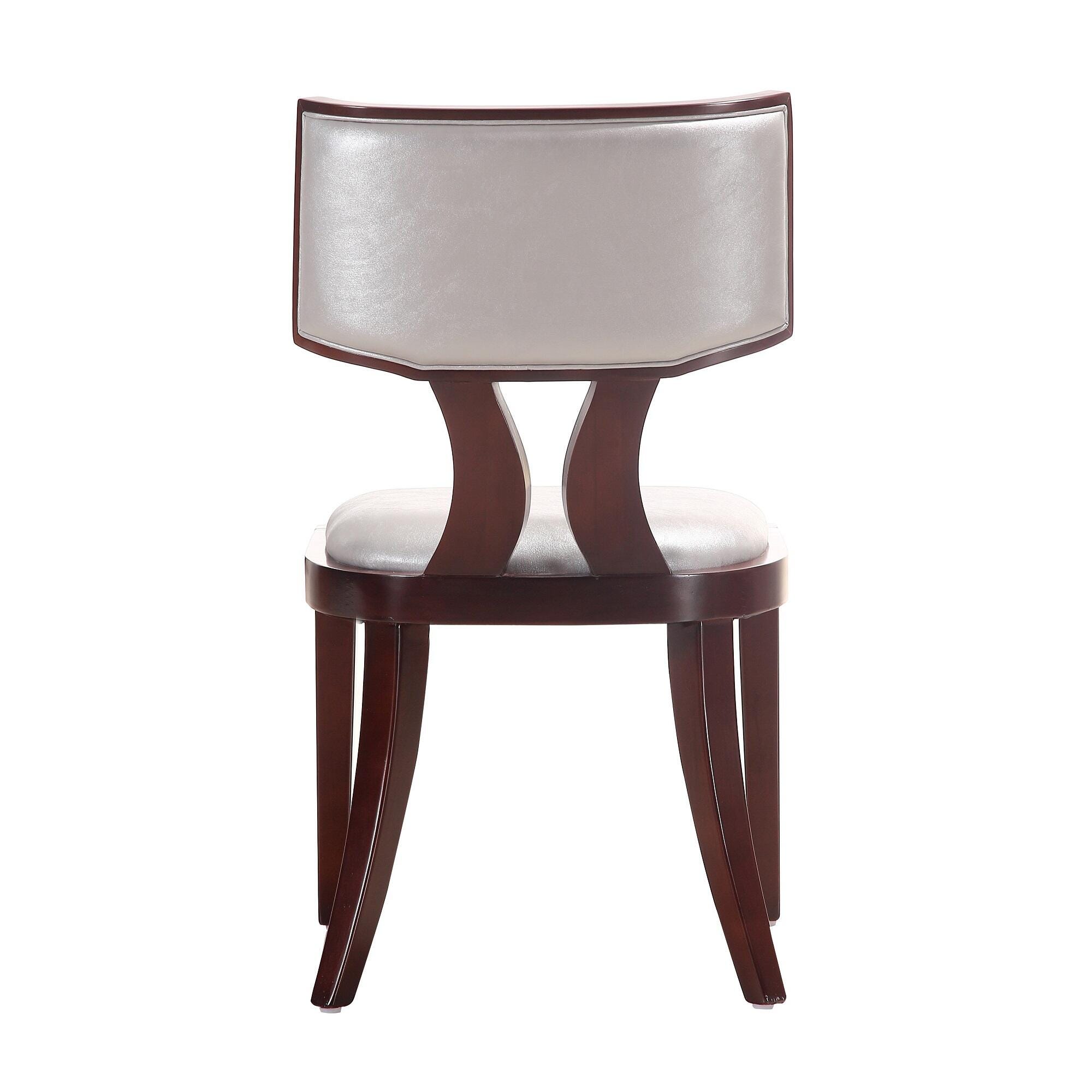 Manhattan Comfort Pulitzer Dining Chair, Silver, large