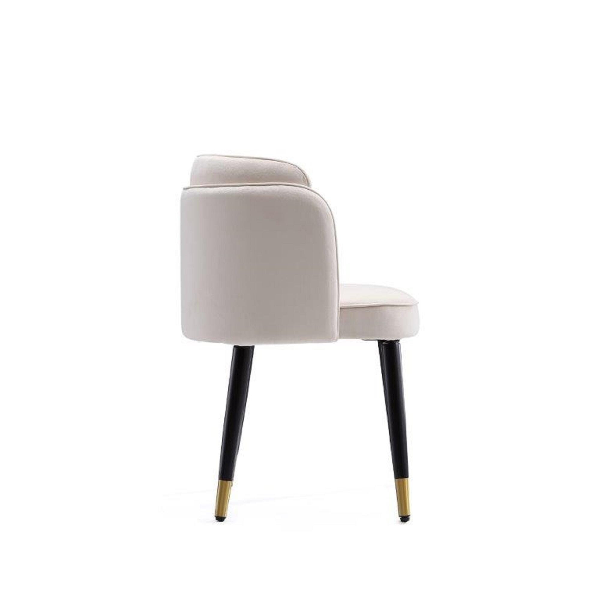 Manhattan Comfort Zephyr Dining Chair, Cream, large