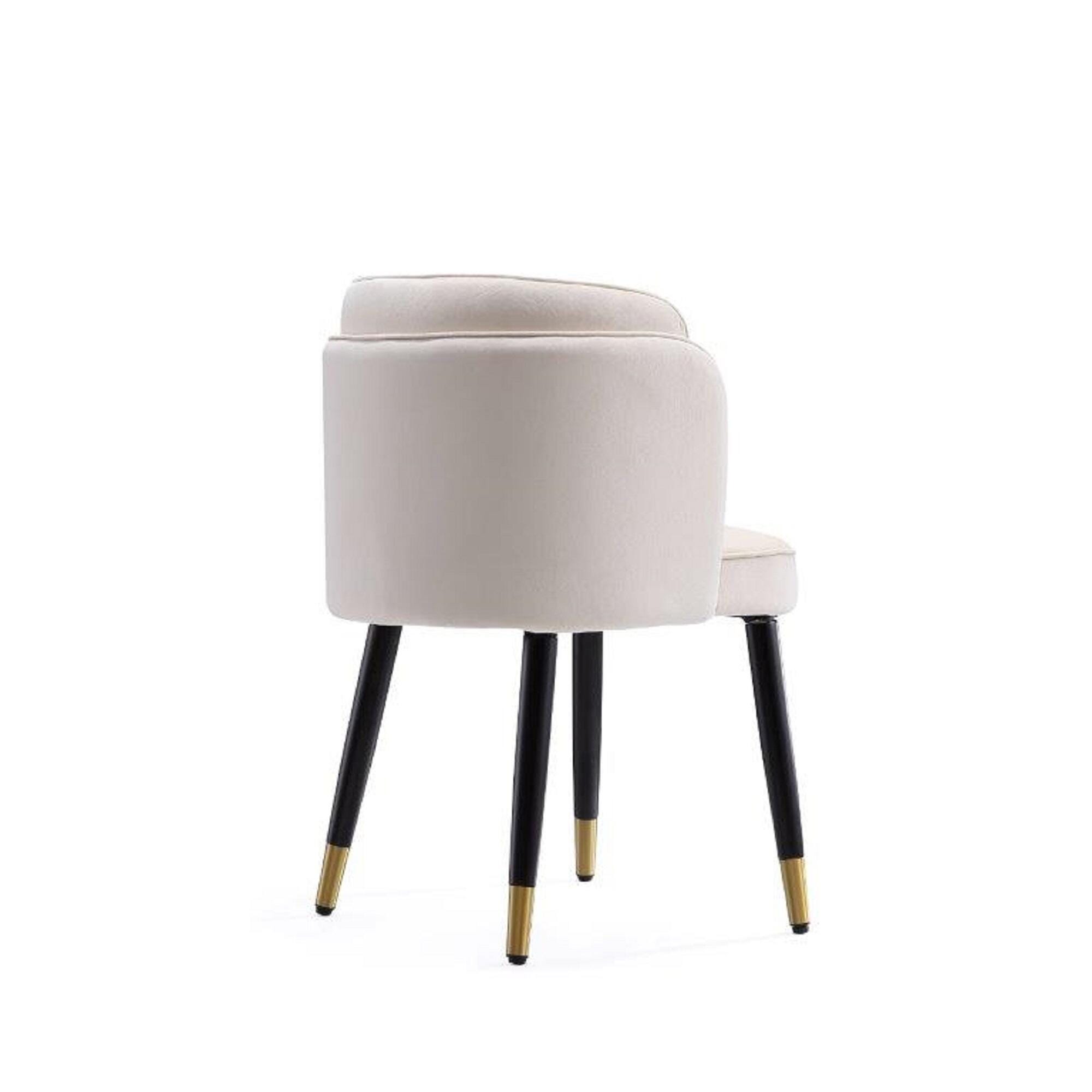 Manhattan Comfort Zephyr Dining Chair, Cream, large