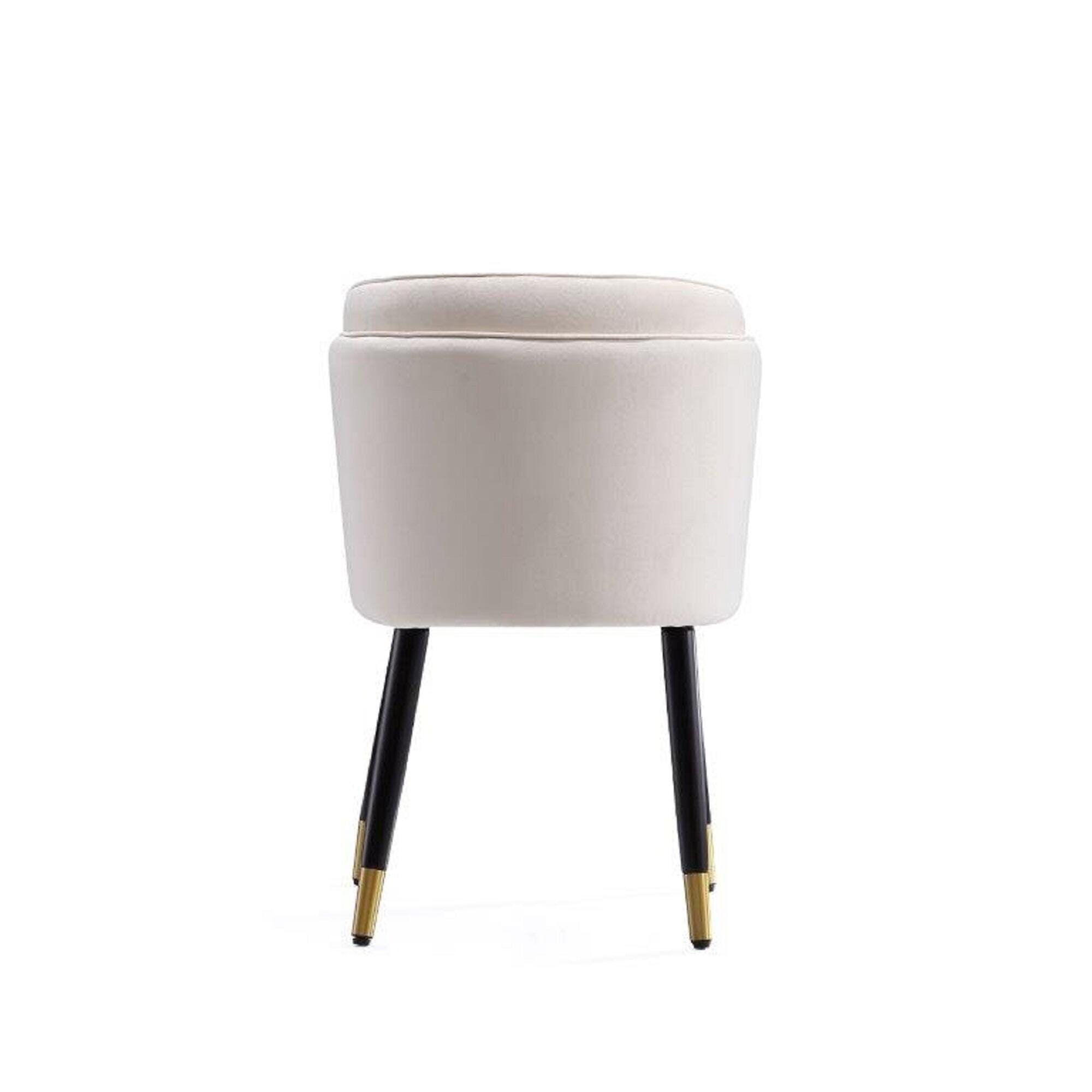 Manhattan Comfort Zephyr Dining Chair, Cream, large