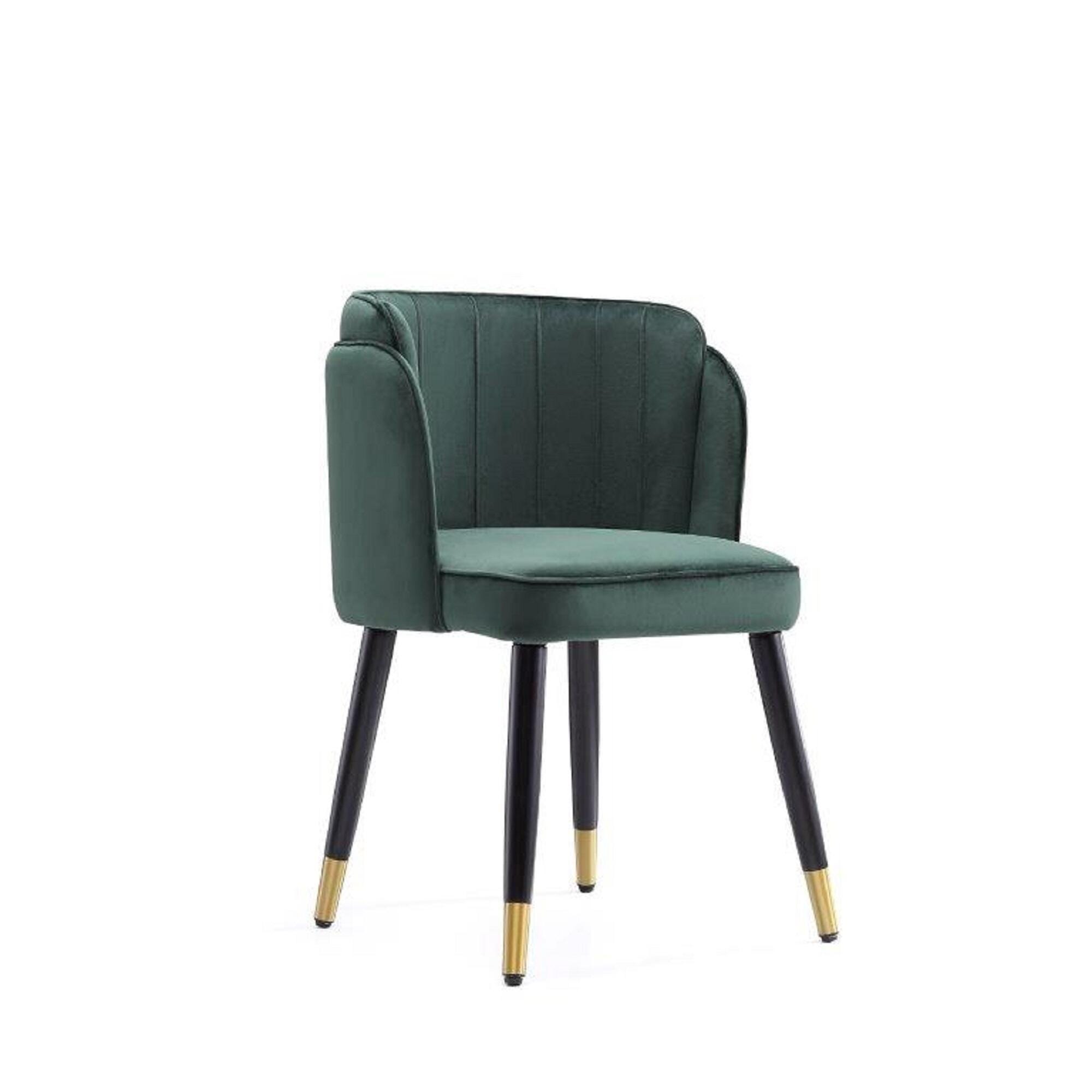 Manhattan Comfort Zephyr Dining Chair, Green, large
