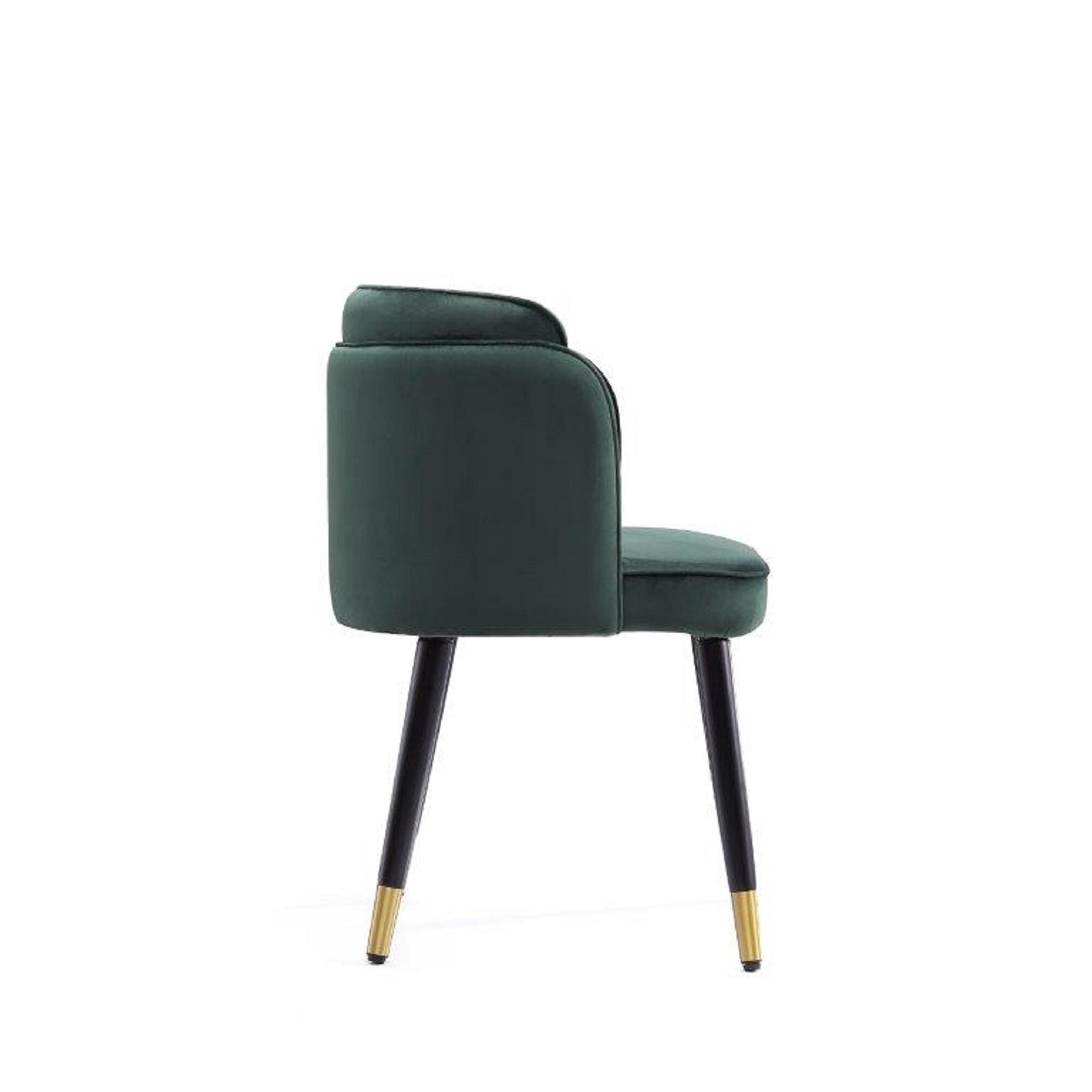 Manhattan Comfort Zephyr Dining Chair, Green, large