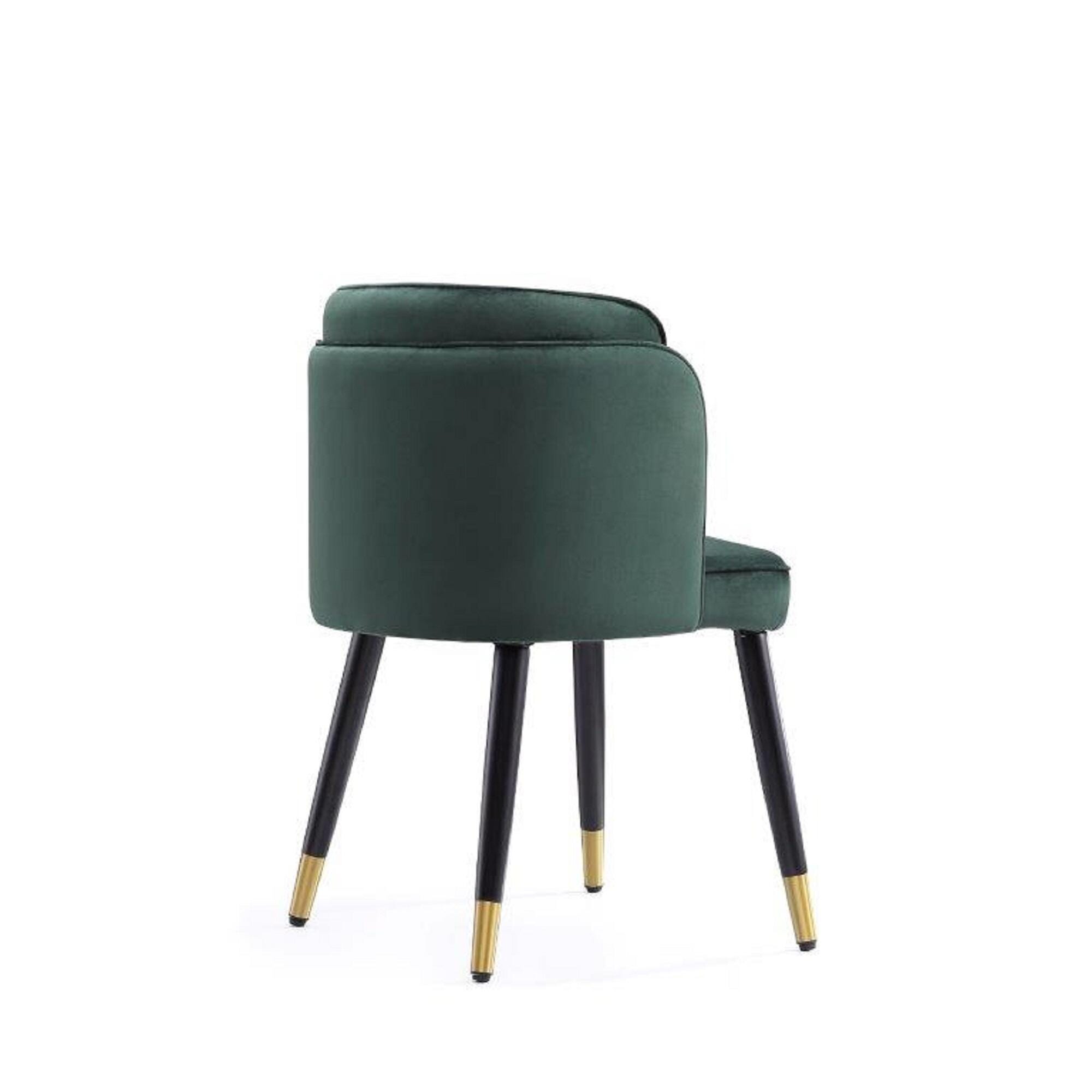 Manhattan Comfort Zephyr Dining Chair, Green, large