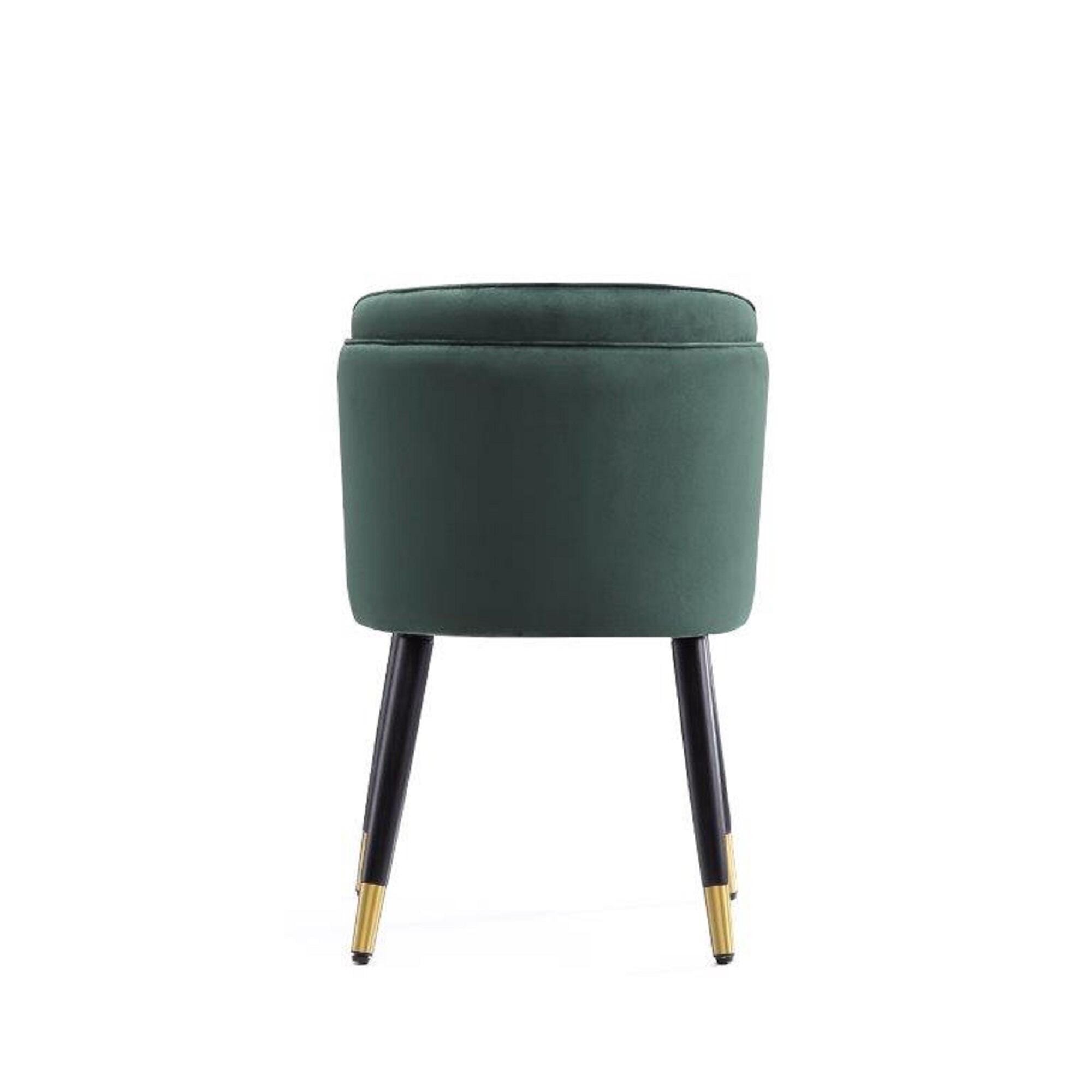 Manhattan Comfort Zephyr Dining Chair, Green, large