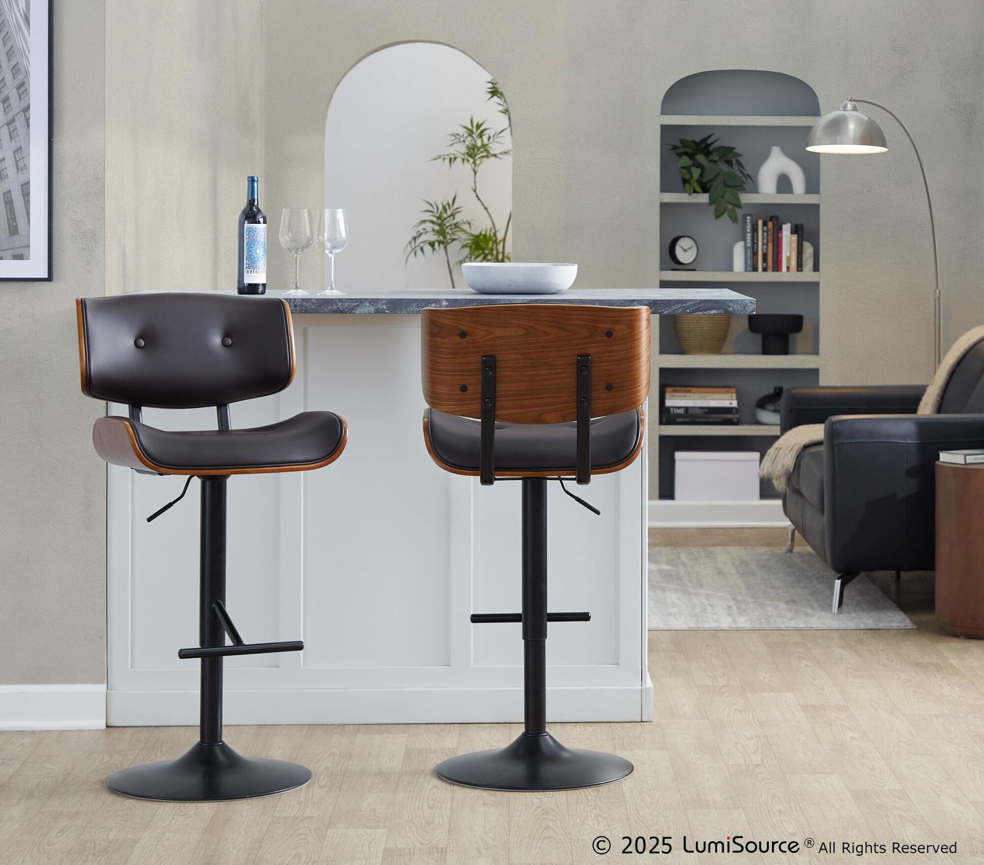 LumiSource Lombardi Adjustable Bar Stool, , rollover