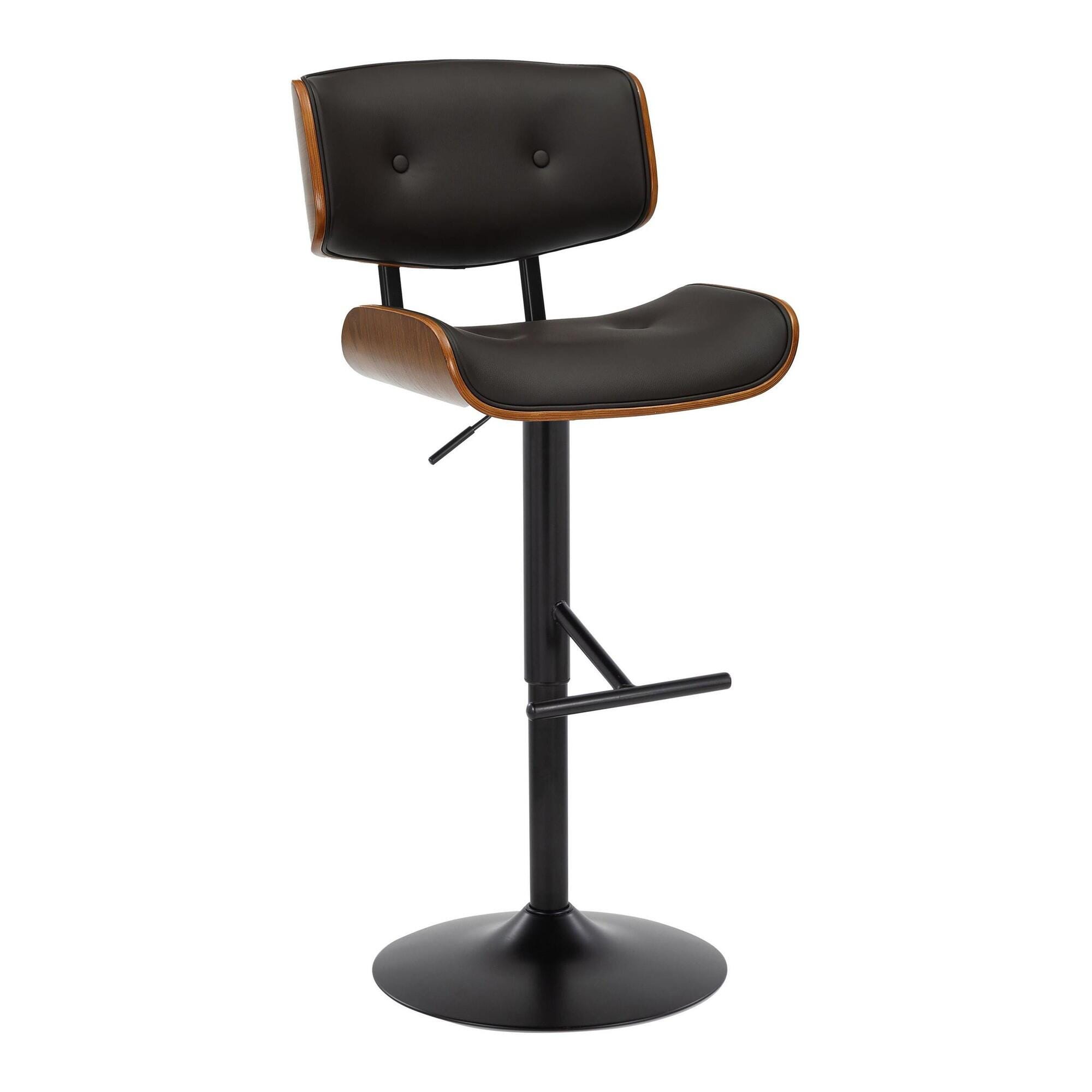LumiSource Lombardi Adjustable Bar Stool, , large