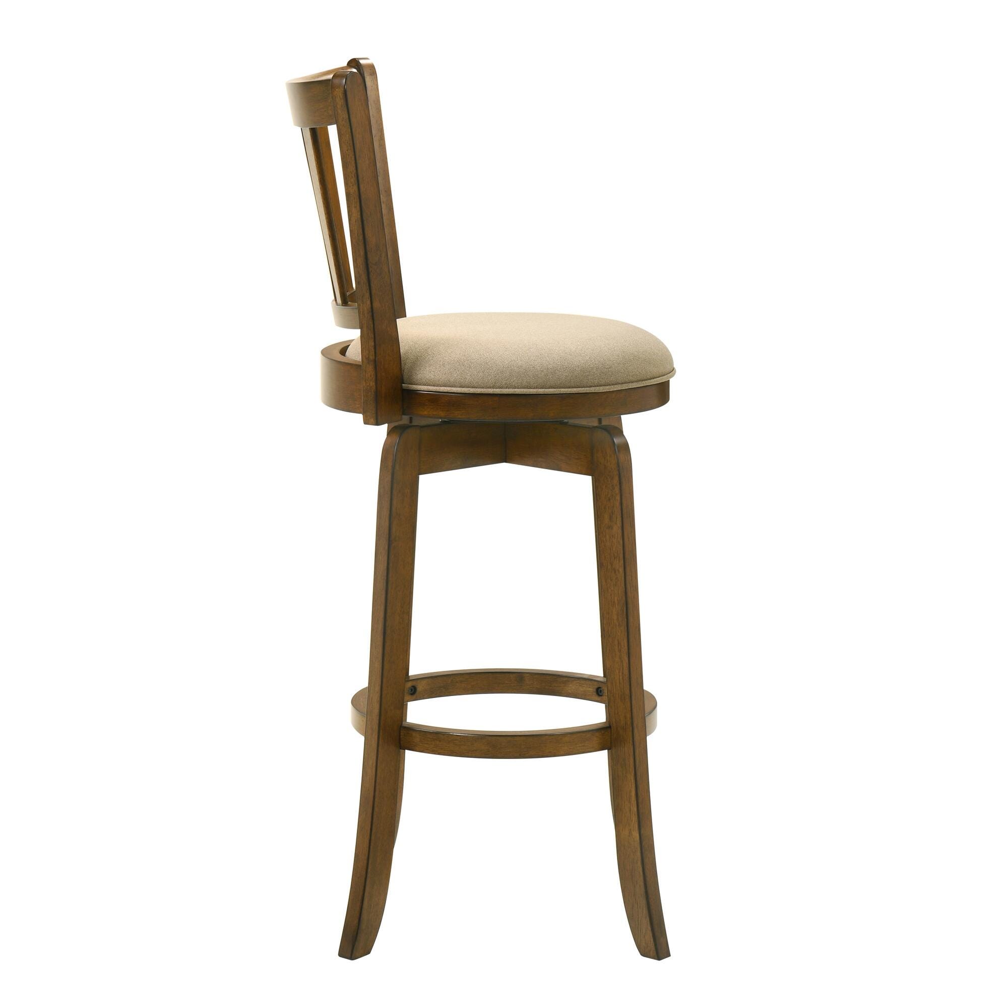 Armen Living Wren Bar Height Bar Stool, Gray/Sepia Brown, large