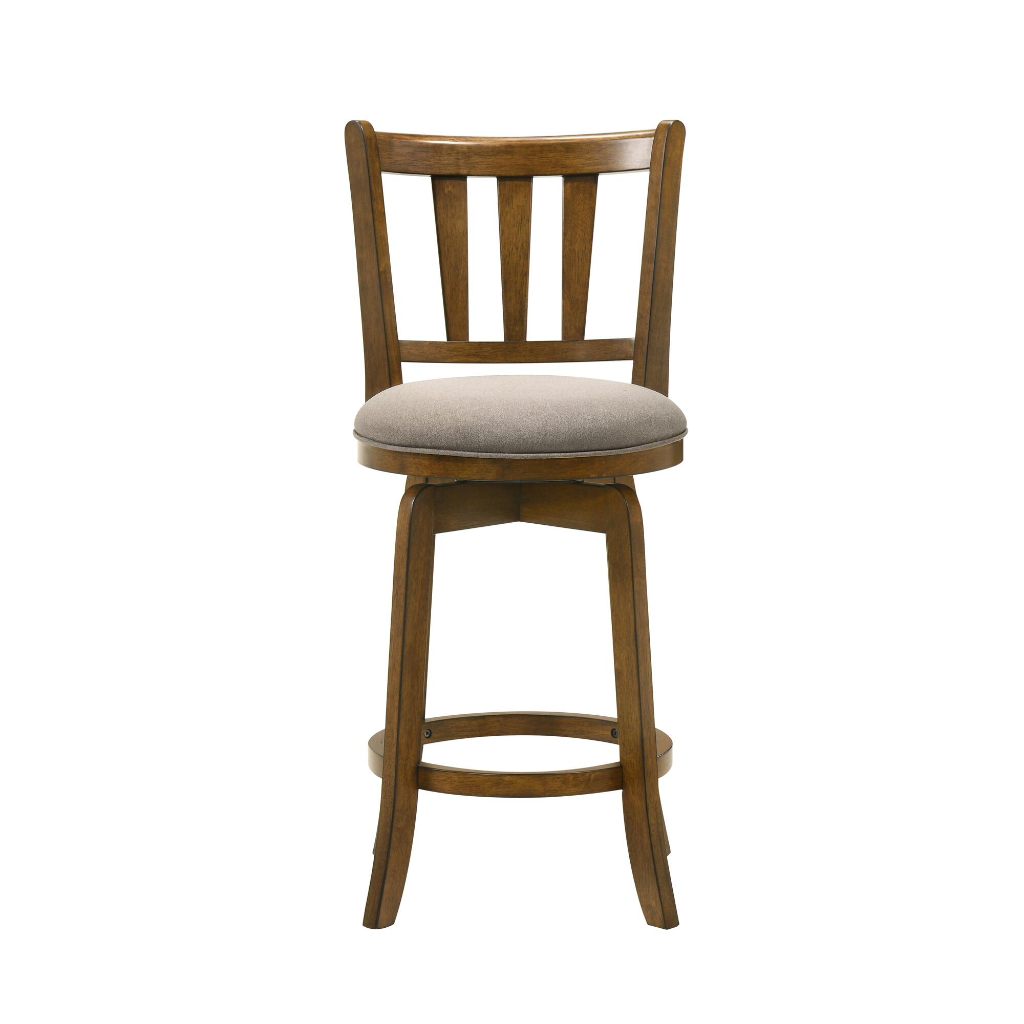Armen Living Wren Counter Height Bar Stool, Sepia Brown, large
