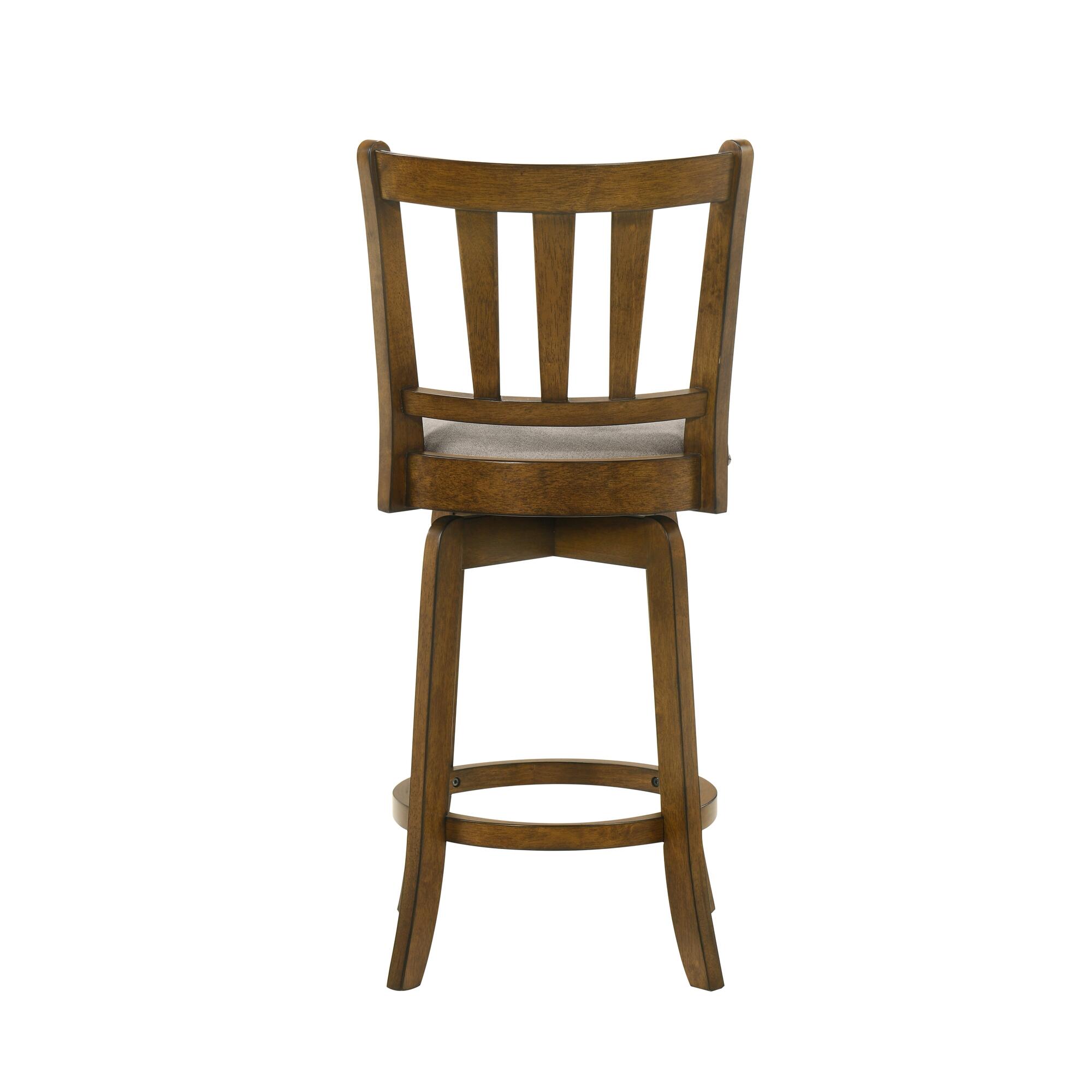 Armen Living Wren Counter Height Bar Stool, Sepia Brown, large