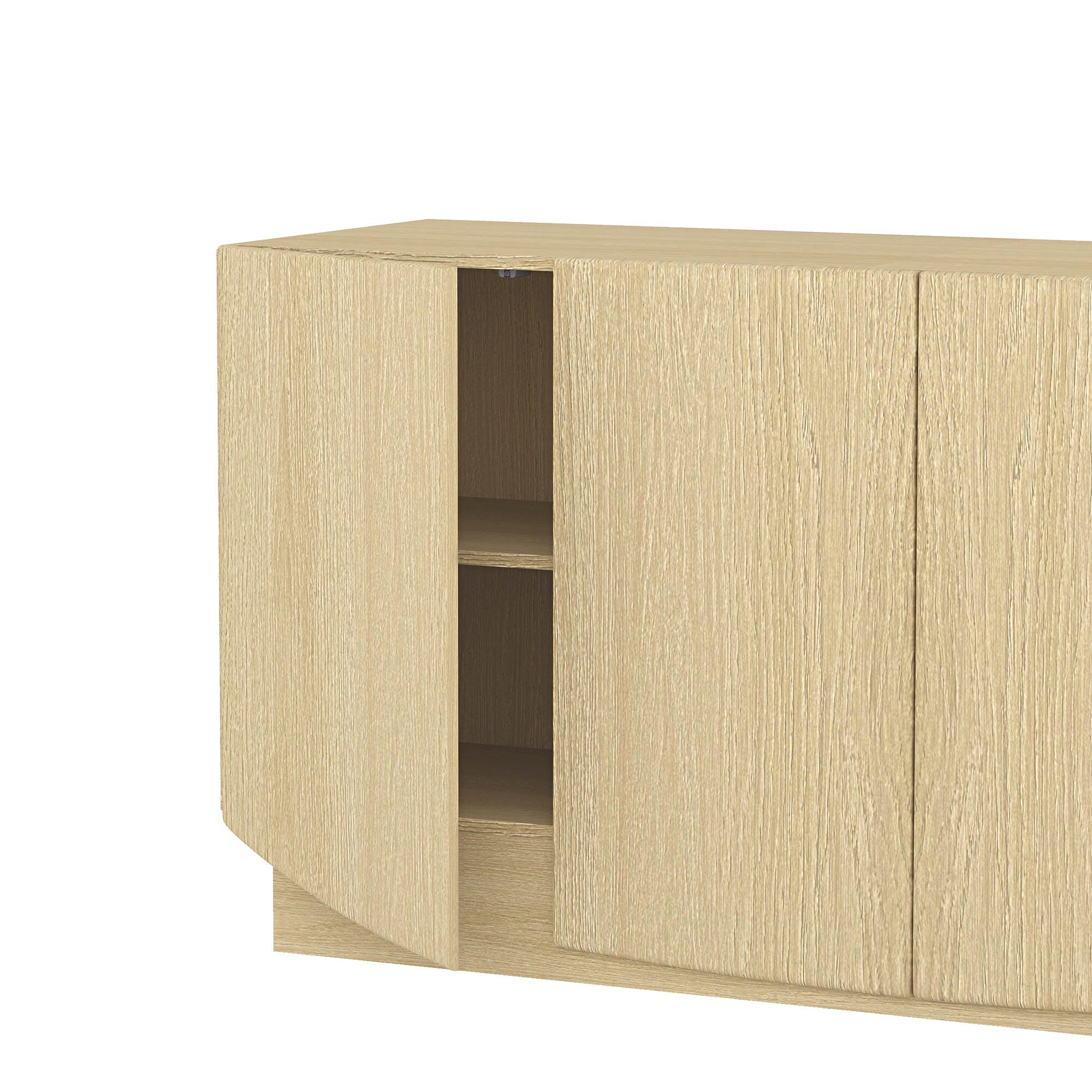 Manhattan Comfort Ardea Sideboard, Natural Oak, large