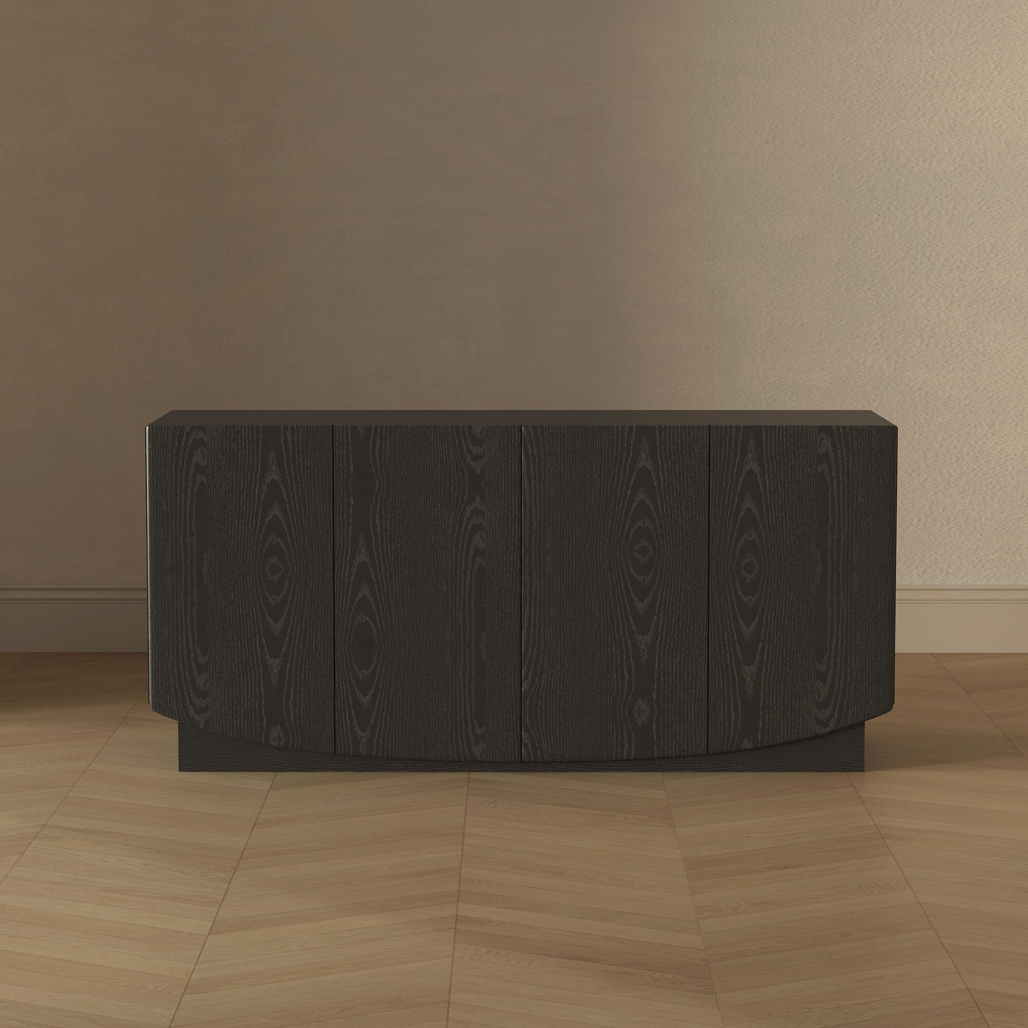 Manhattan Comfort Ardea Sideboard, Black, large