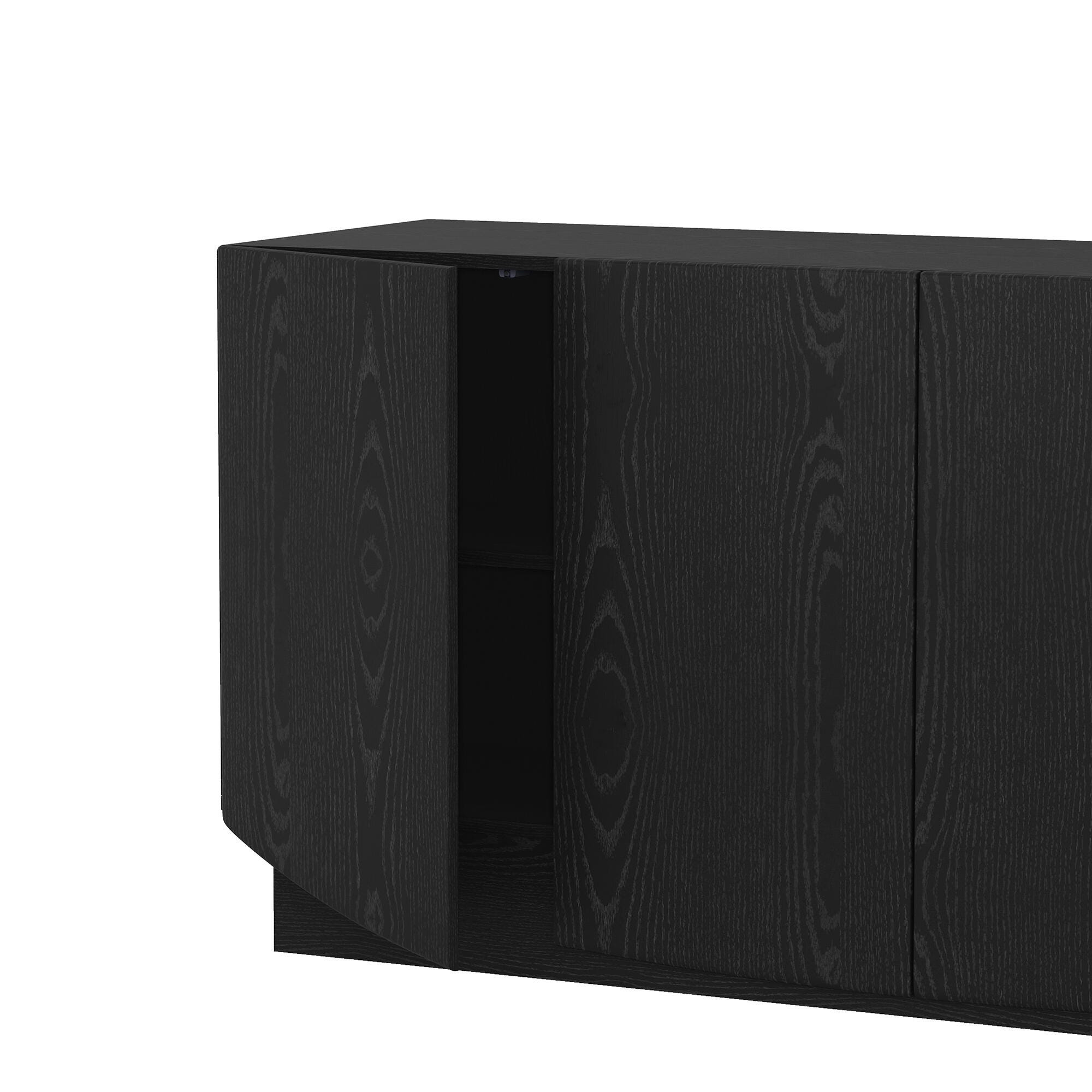 Manhattan Comfort Ardea Sideboard, Black, large