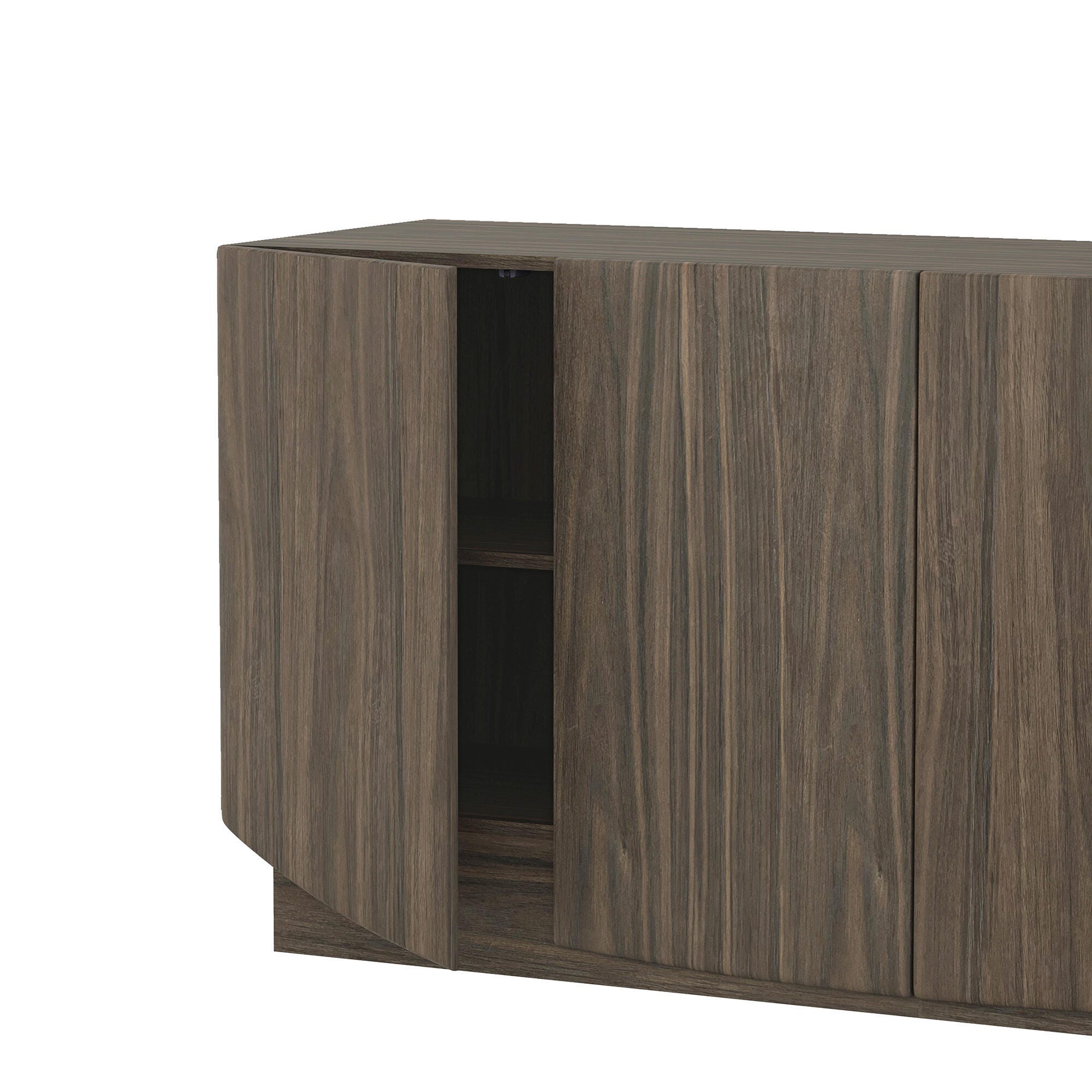 Manhattan Comfort Ardea Sideboard, Walnut, large