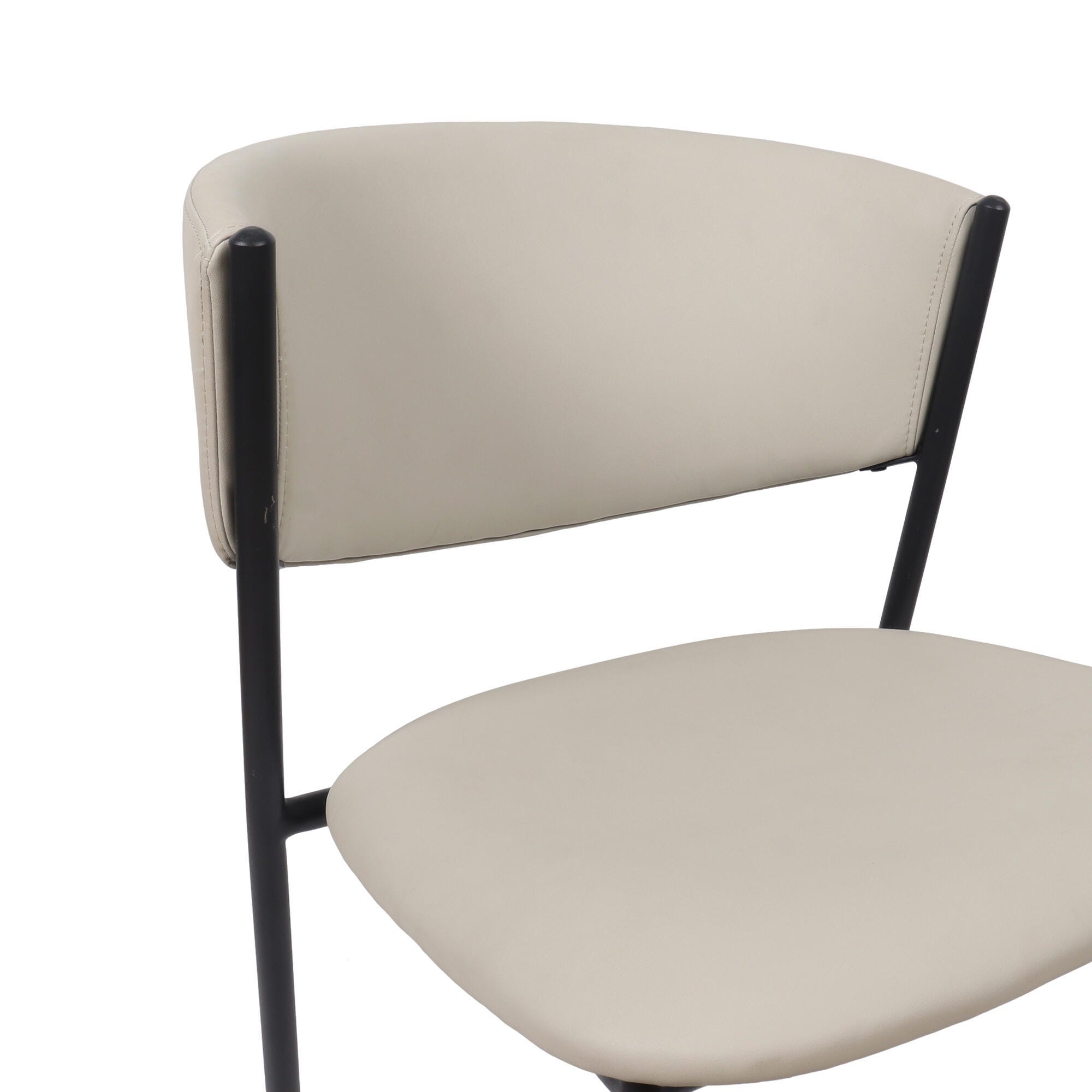 Manhattan Comfort Drift Dining Chair (Set of 4), Stone Gray, large