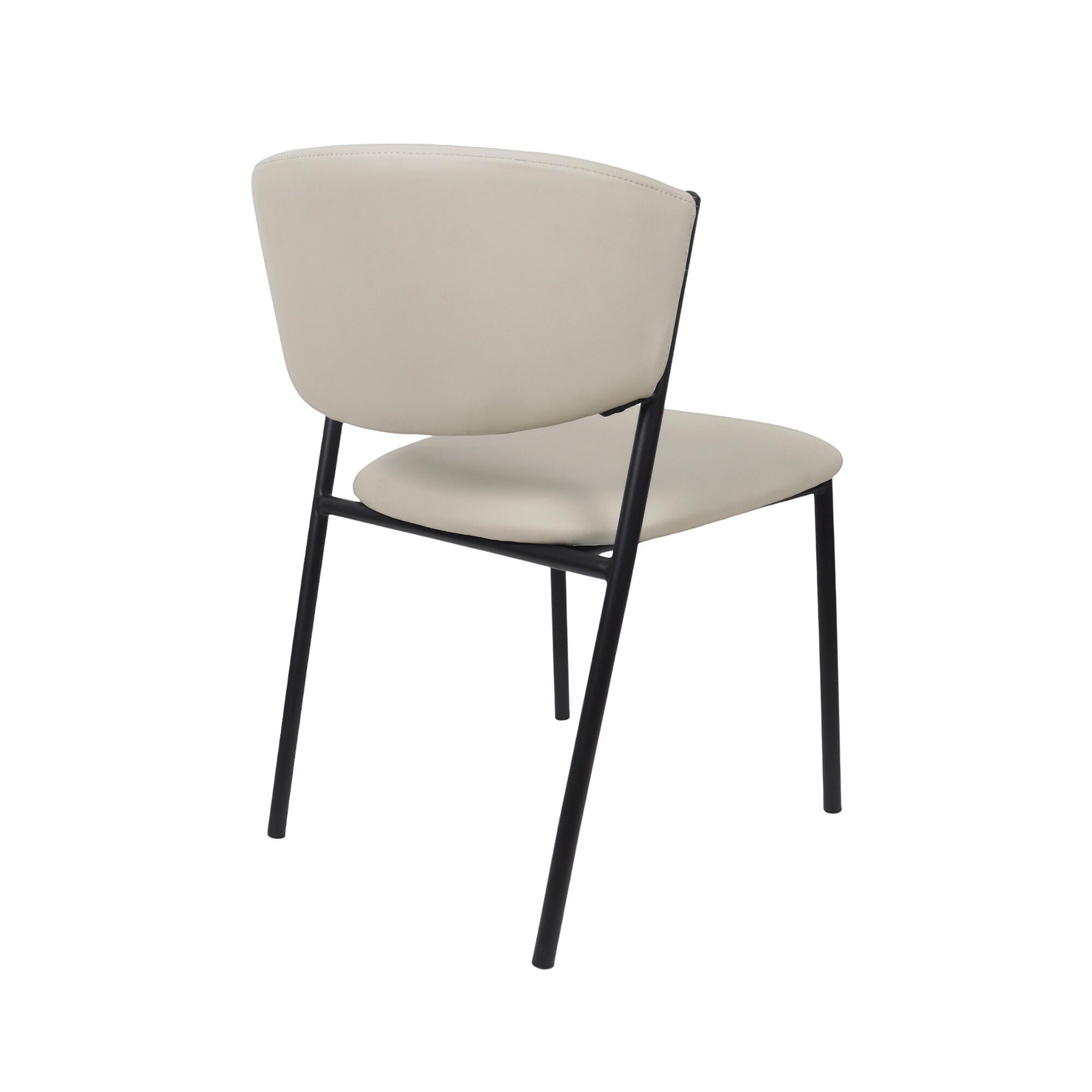 Manhattan Comfort Drift Dining Chair (Set of 4), Stone Gray, large
