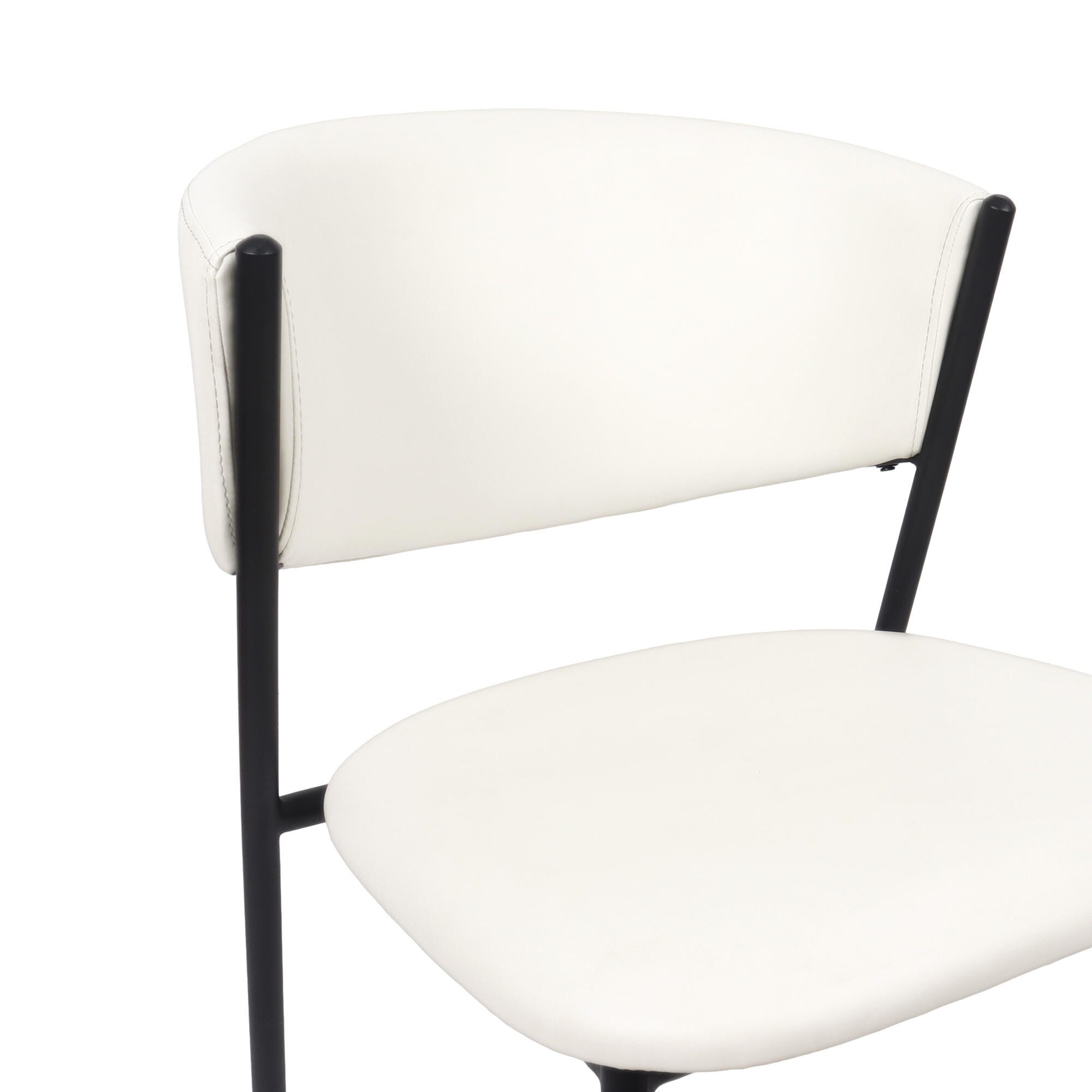 Manhattan Comfort Drift Dining Chair (Set of 4), Ivory, large