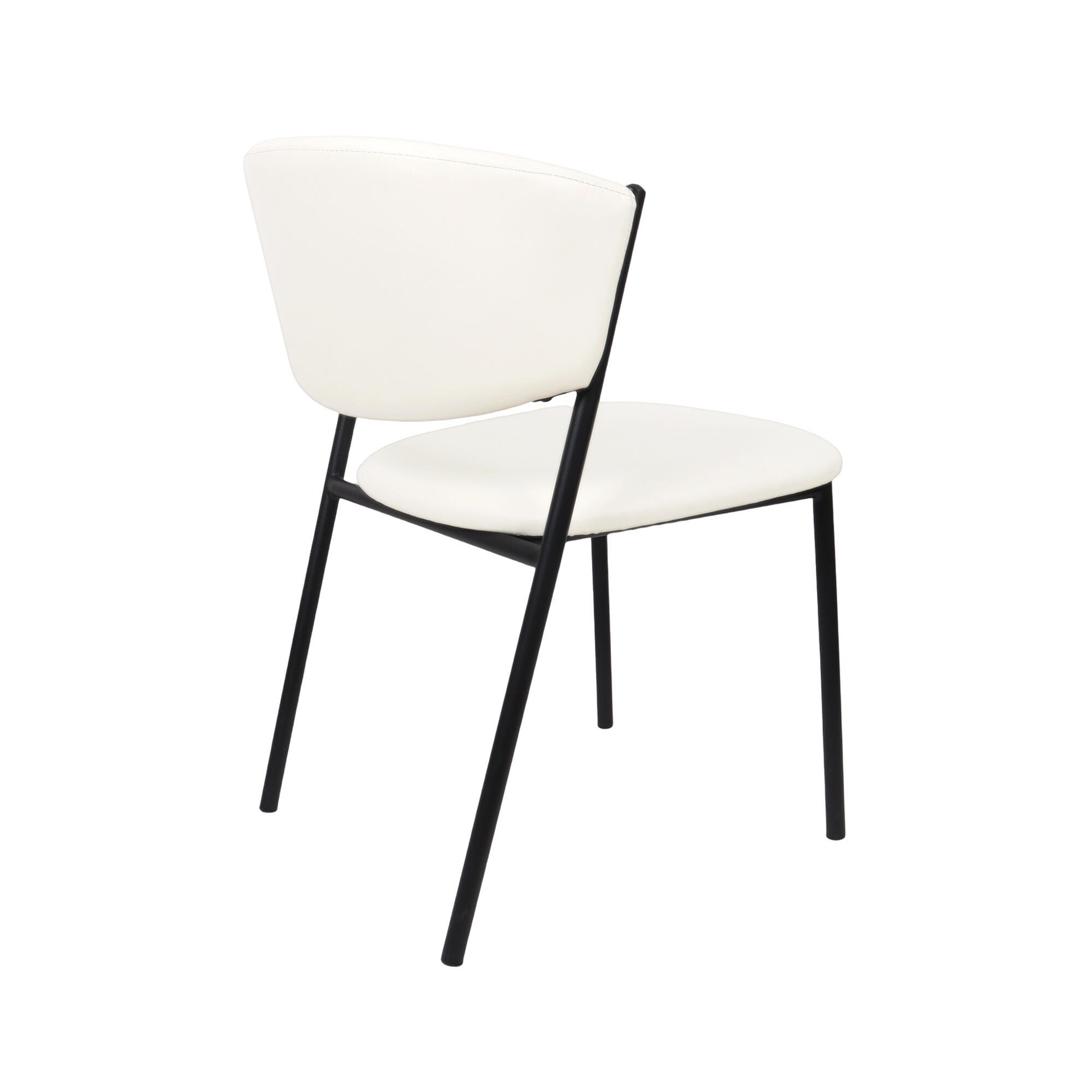 Manhattan Comfort Drift Dining Chair (Set of 4), Ivory, large