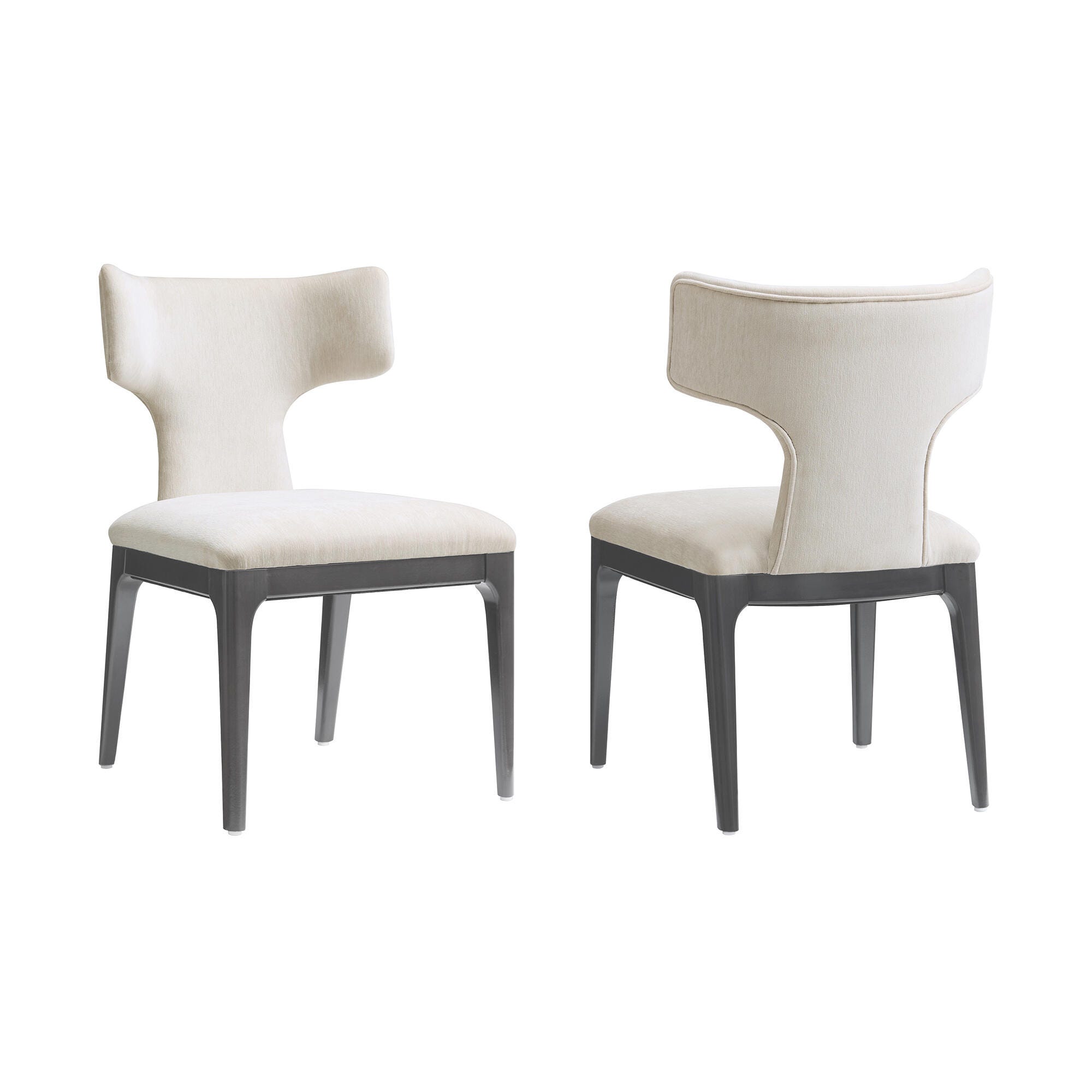 Manhattan Comfort Eloria Dining Chair (Set of 2), Cream, large