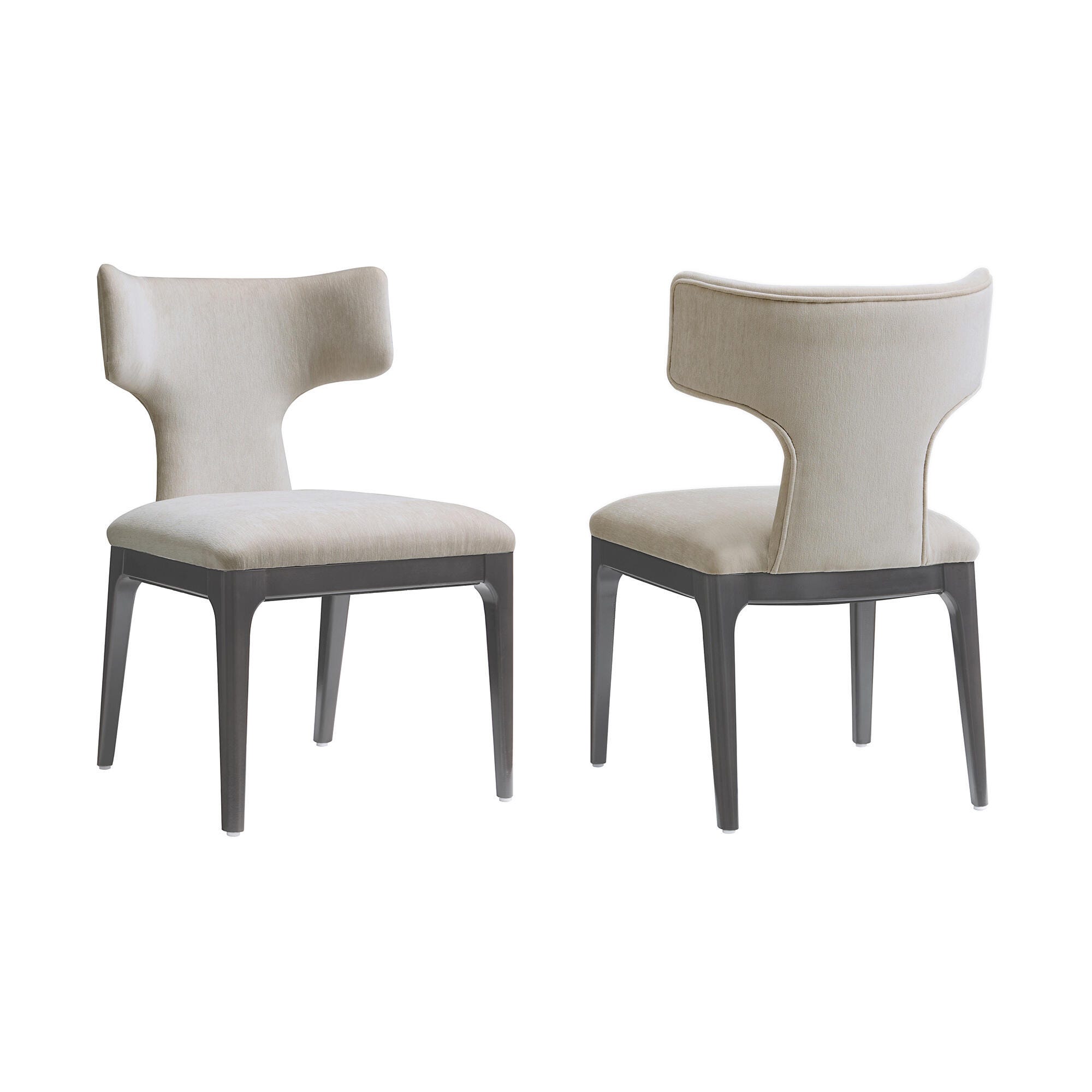 Manhattan Comfort Eloria Dining Chair (Set of 2), Taupe, large