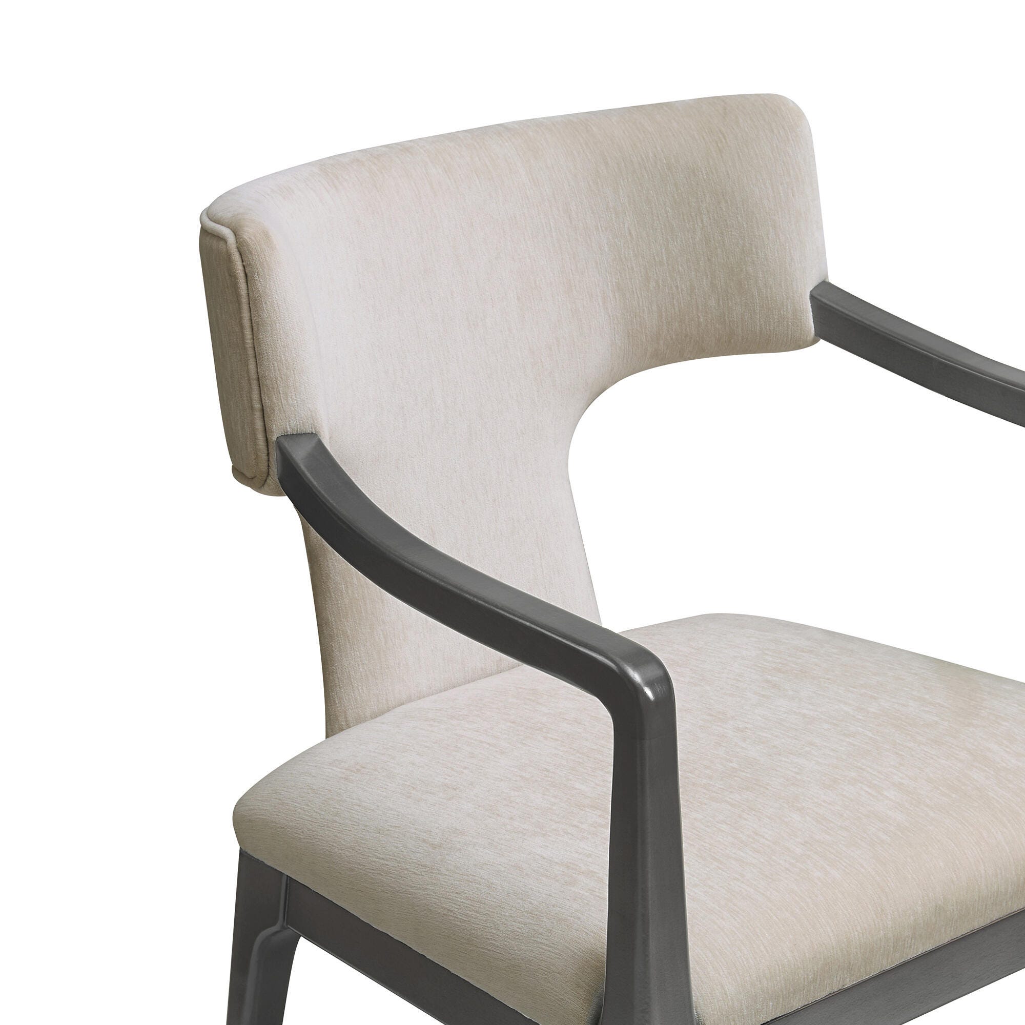Manhattan Comfort Eloria Dining Armchair, Taupe, large