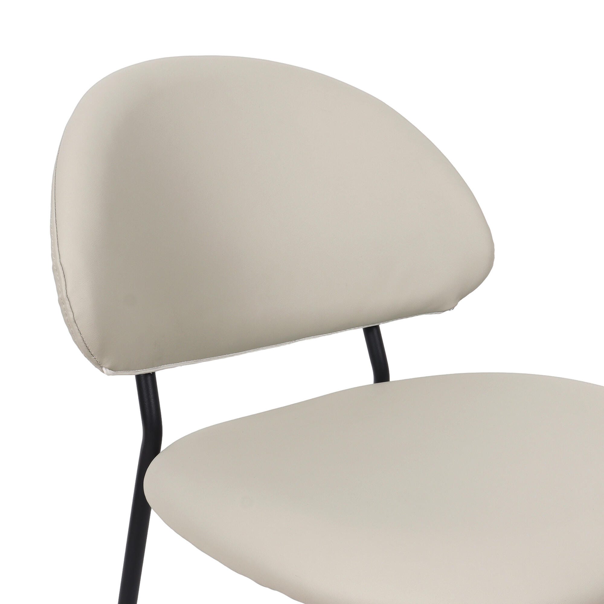Manhattan Comfort Haven Dining Chair (Set of 4), Stone Gray, large