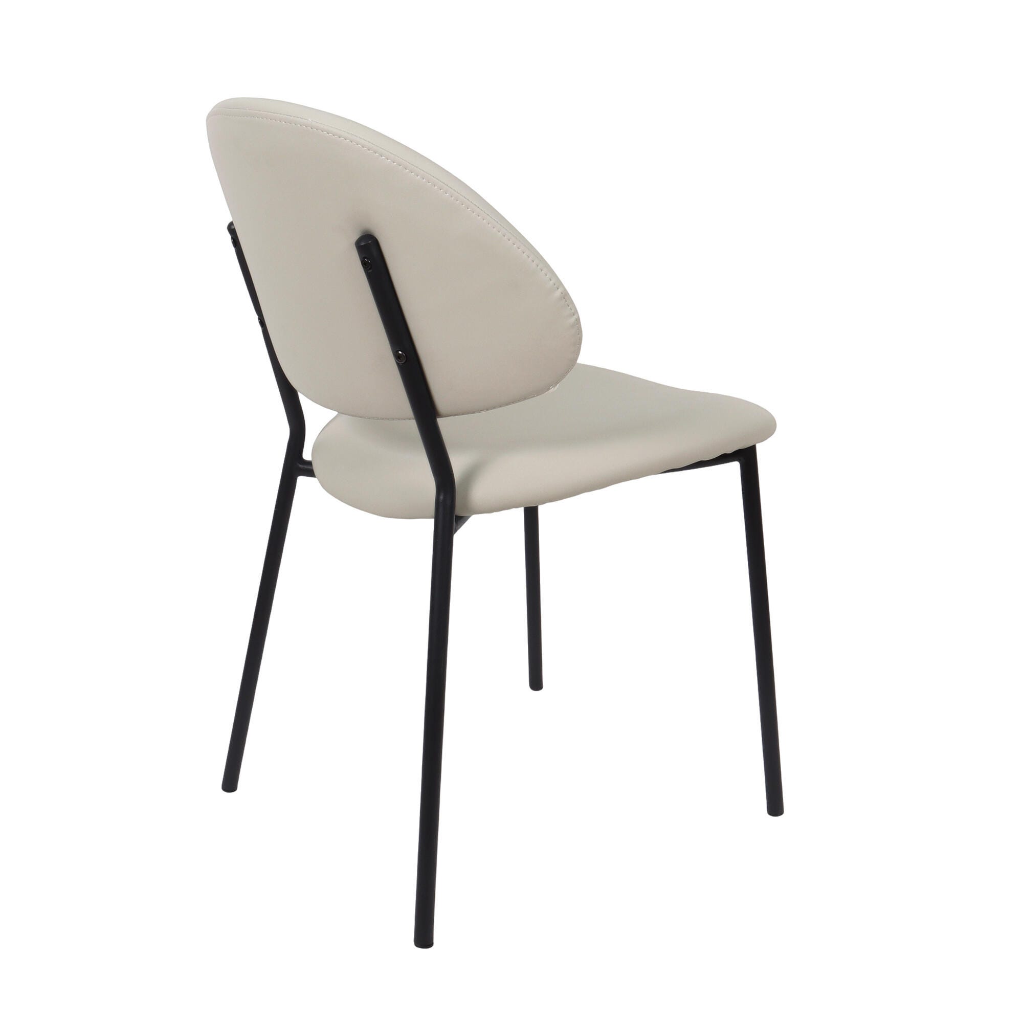 Manhattan Comfort Haven Dining Chair (Set of 4), Stone Gray, large
