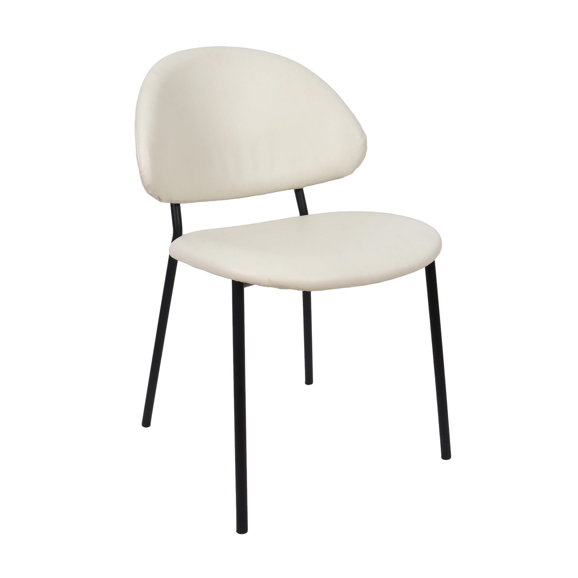 Manhattan Comfort Haven Dining Chair (Set of 4), Ivory, large