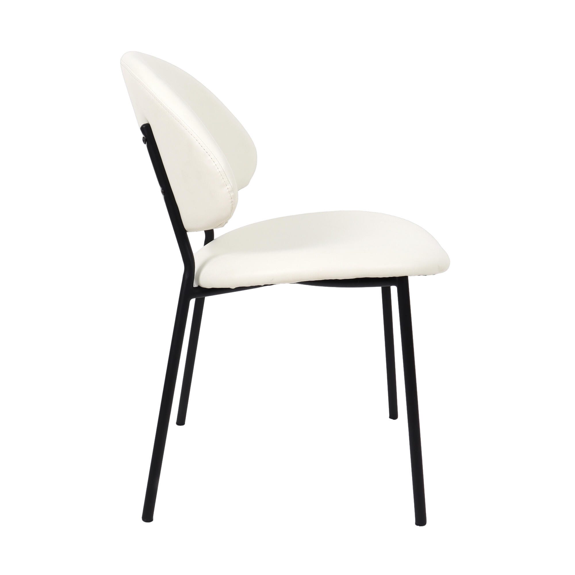Manhattan Comfort Haven Dining Chair (Set of 4), Ivory, large