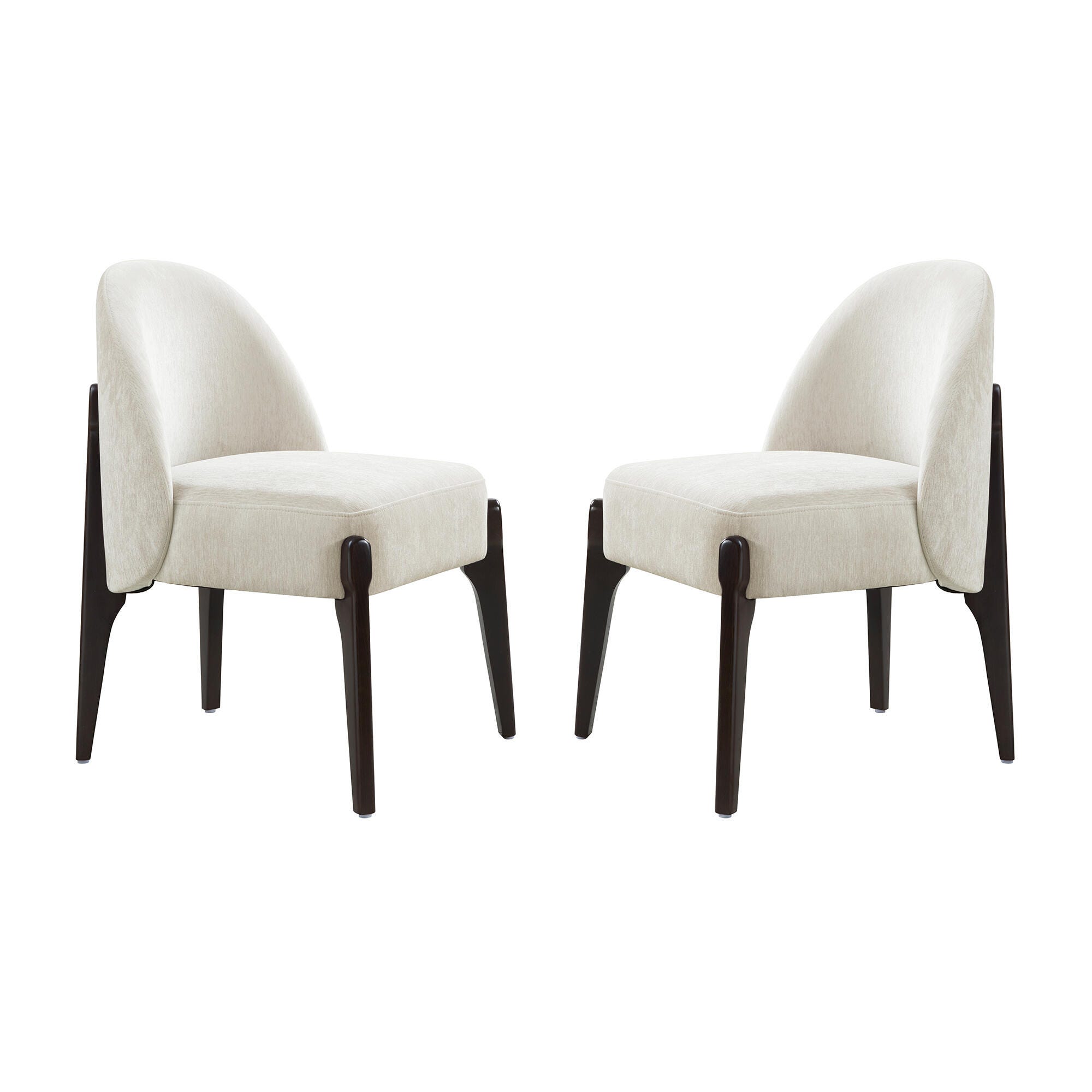 Manhattan Comfort Oslo Dining Chair (Set of 2), Cream, large