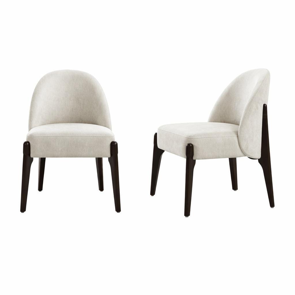 Manhattan Comfort Oslo Dining Chair (Set of 2), Cream, large