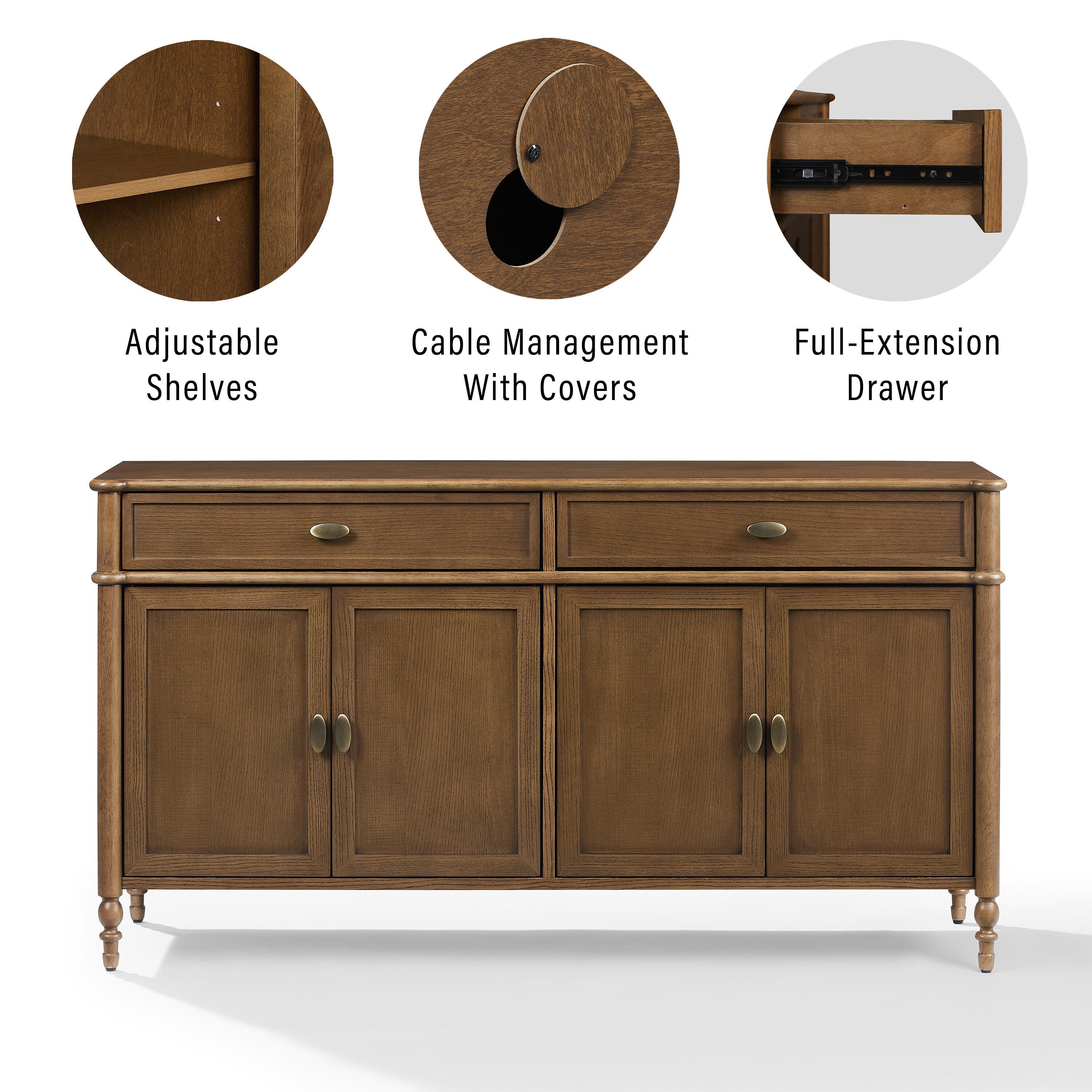 Crosley Furniture Amara Sideboard, , large