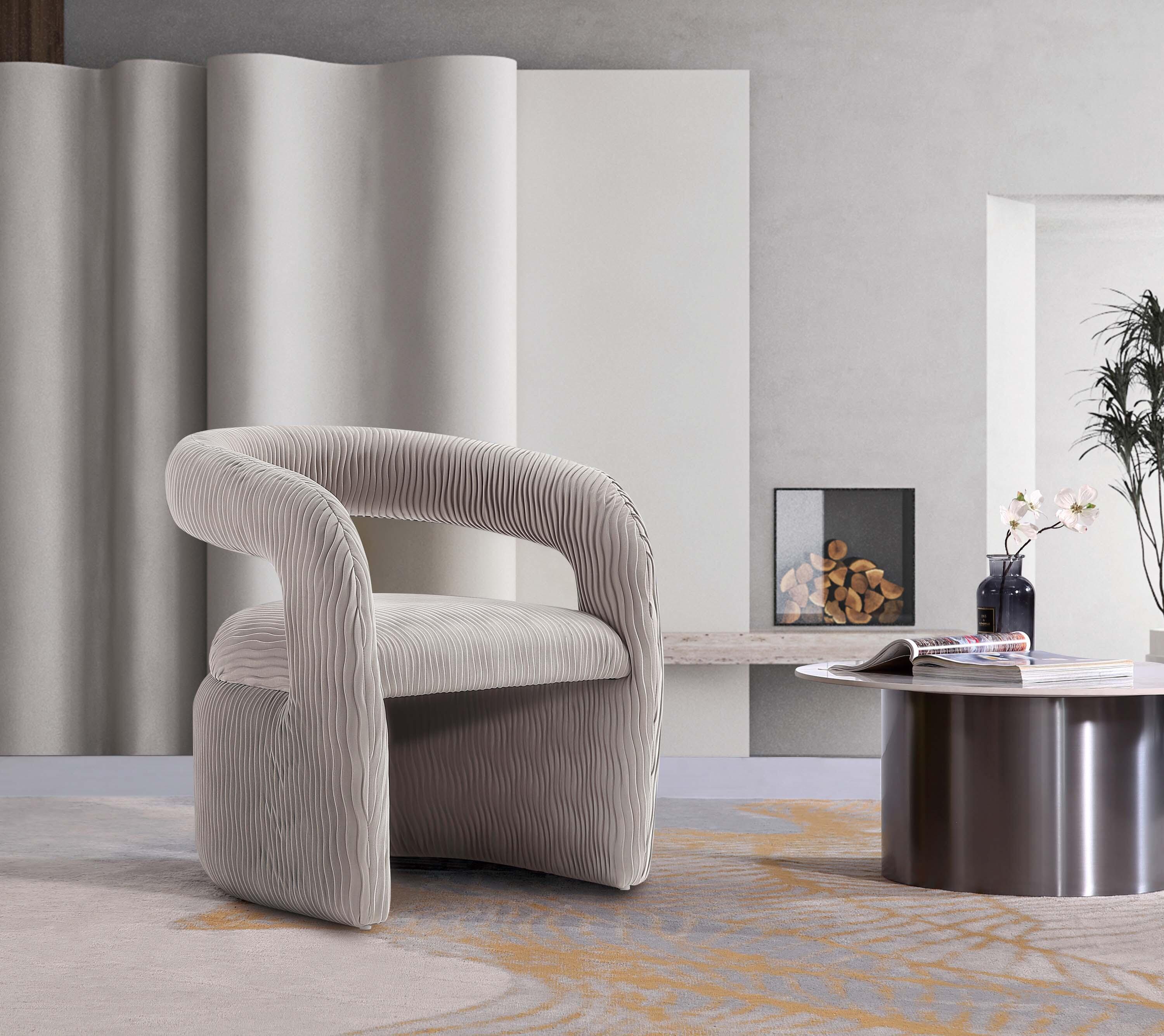 Manhattan Comfort Corvette Dining Chair, Dove, rollover