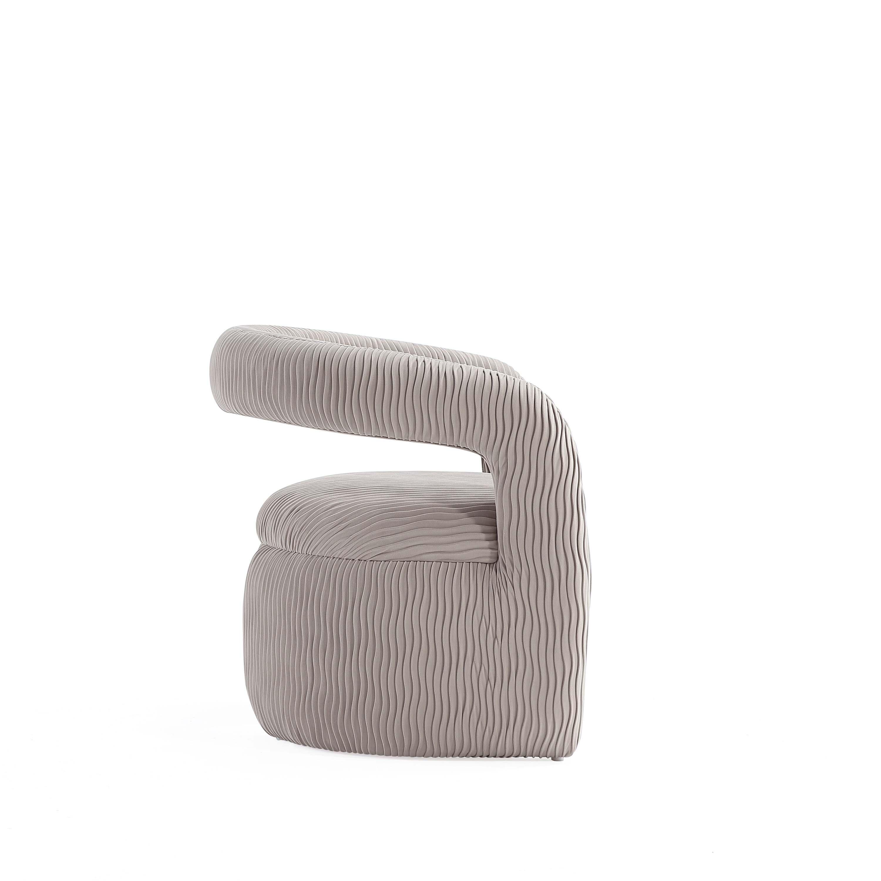 Manhattan Comfort Corvette Dining Chair, Dove, large