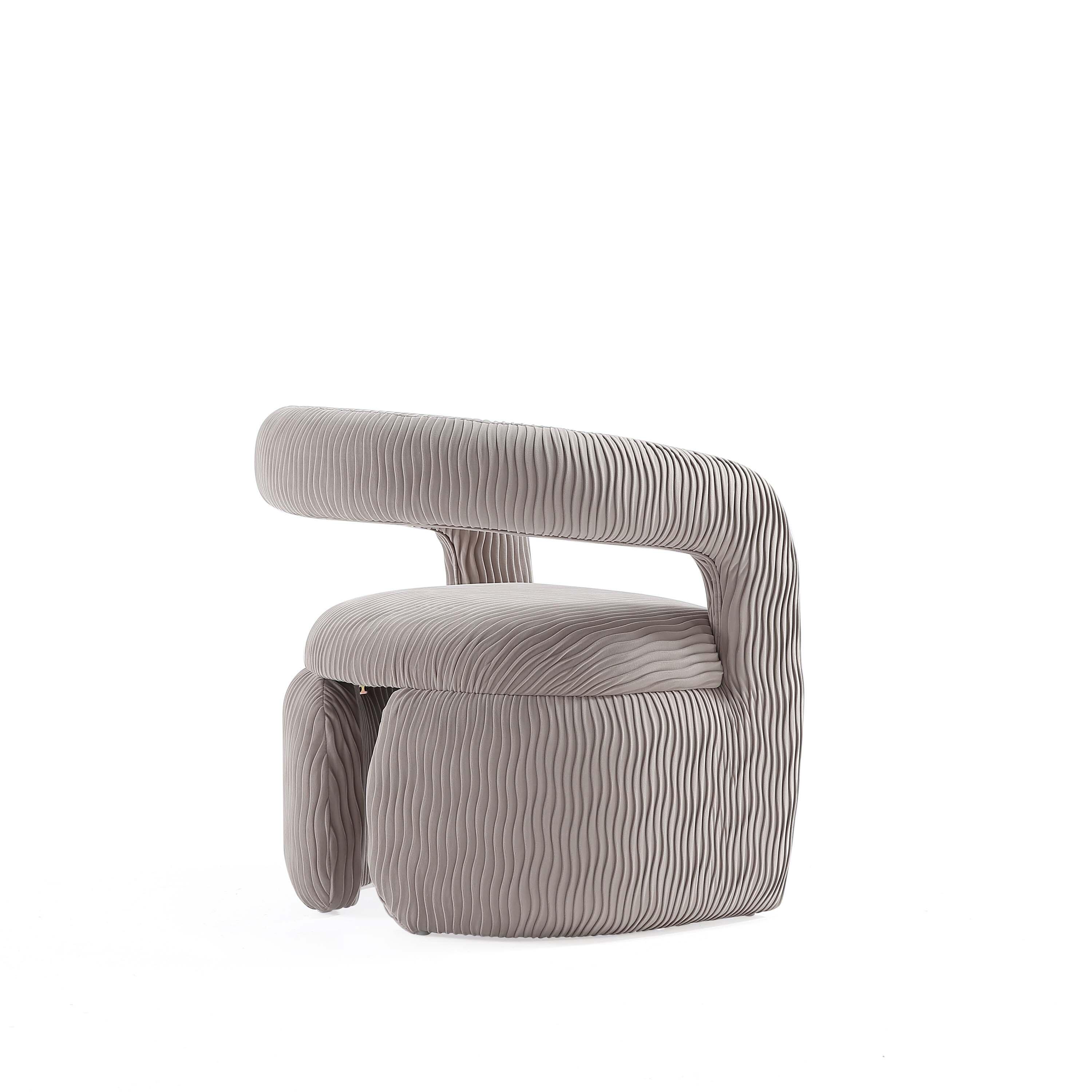 Manhattan Comfort Corvette Dining Chair, Dove, large